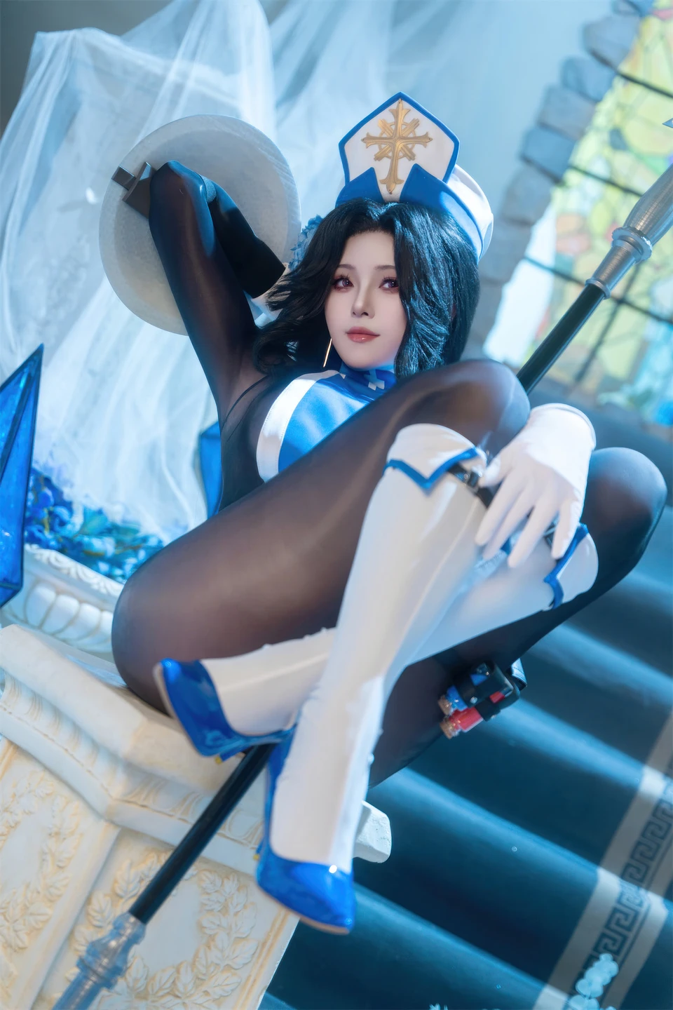 Natsuko 夏夏子 No.094 Goddess of Victory: NIKKE Madison Ice Rose (71 photos) - Natsuko_xia Xia Zi (Natsuko_夏夏子) - Photo 27 of 71