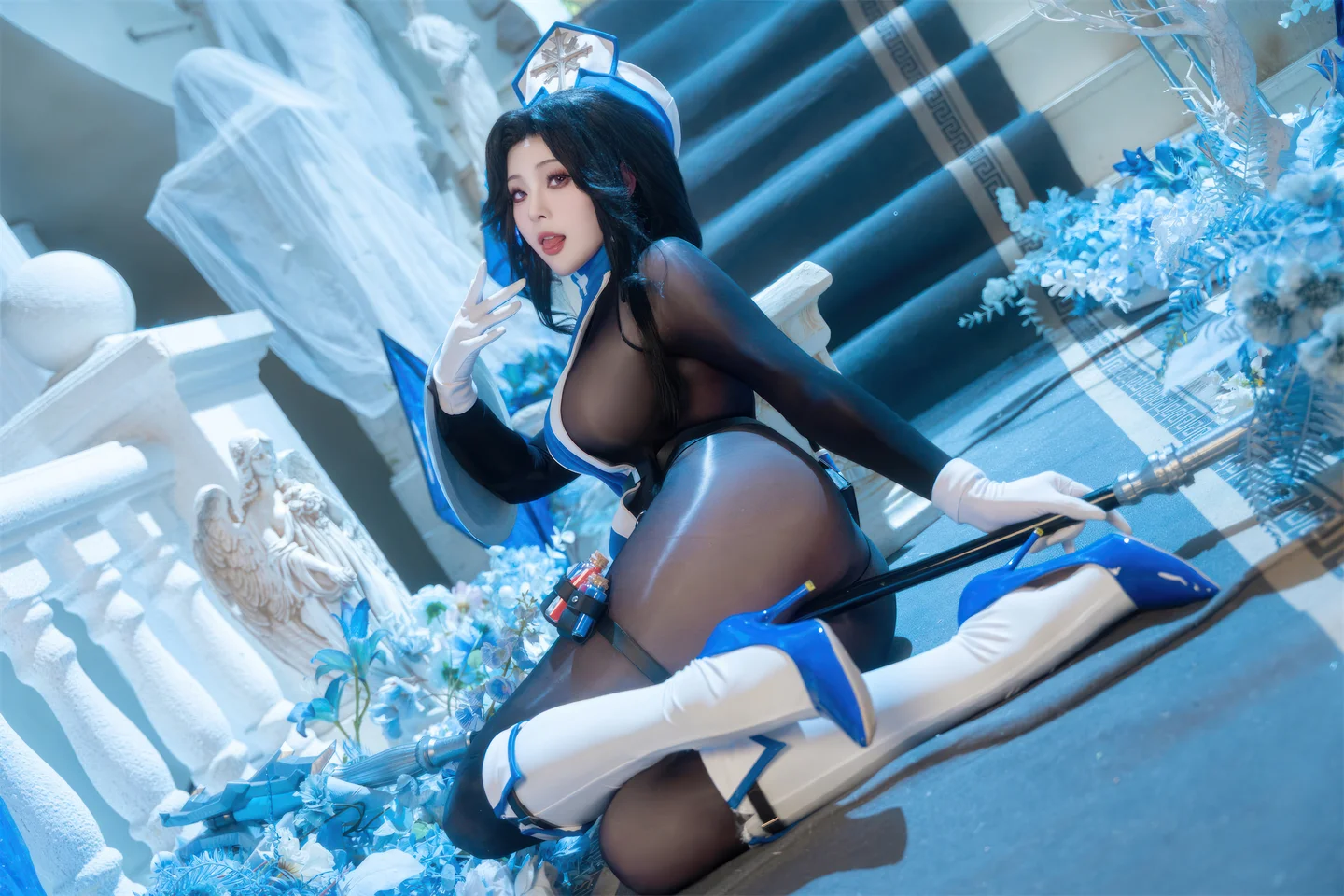 Natsuko 夏夏子 No.094 Goddess of Victory: NIKKE Madison Ice Rose (71 photos) - Natsuko_xia Xia Zi (Natsuko_夏夏子) - Photo 44 of 71