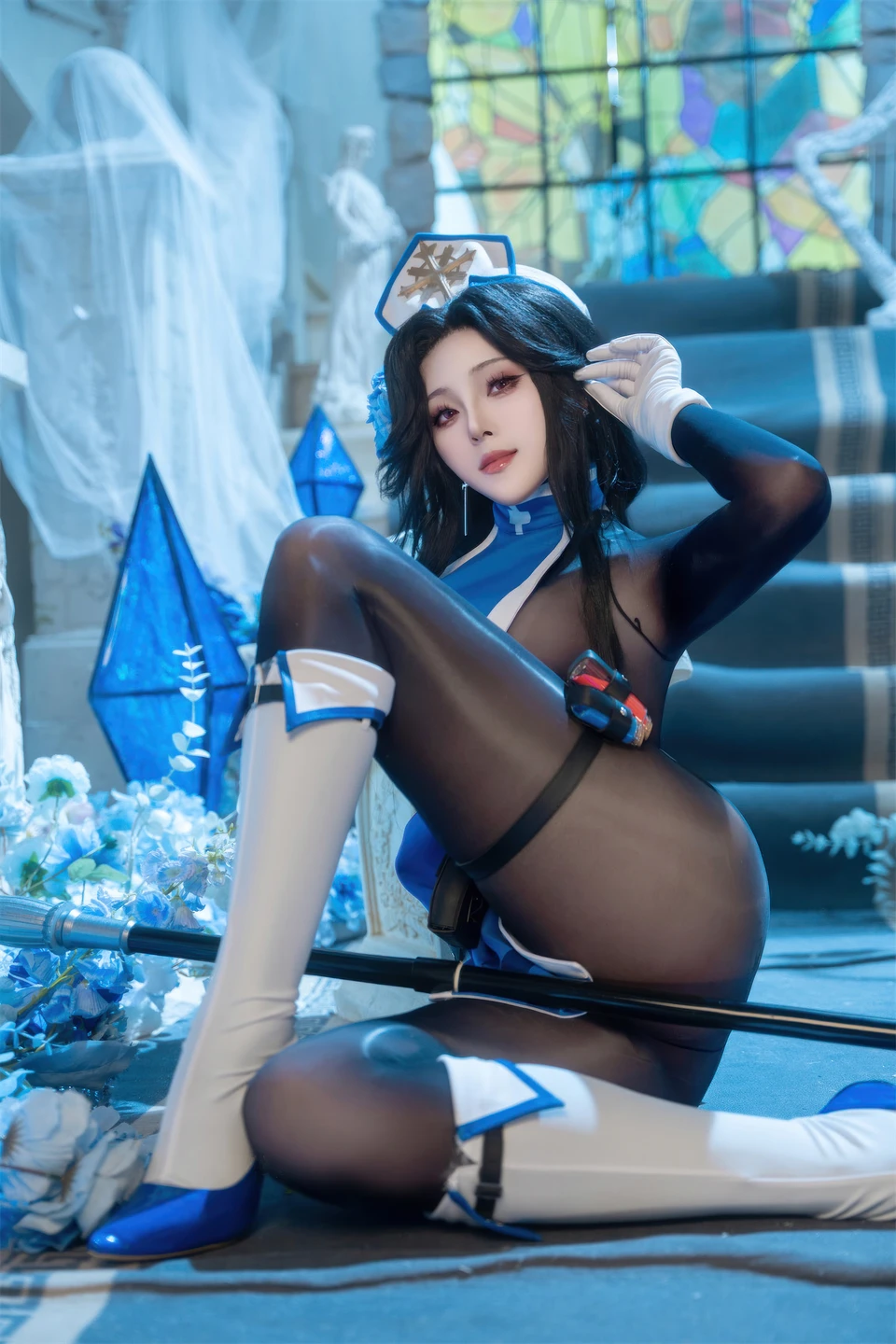 Natsuko 夏夏子 No.094 Goddess of Victory: NIKKE Madison Ice Rose (71 photos) - Natsuko_xia Xia Zi (Natsuko_夏夏子) - Photo 45 of 71