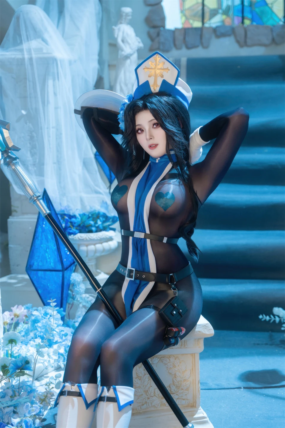 Natsuko 夏夏子 No.094 Goddess of Victory: NIKKE Madison Ice Rose (71 photos) - Natsuko_xia Xia Zi (Natsuko_夏夏子) - Photo 53 of 71