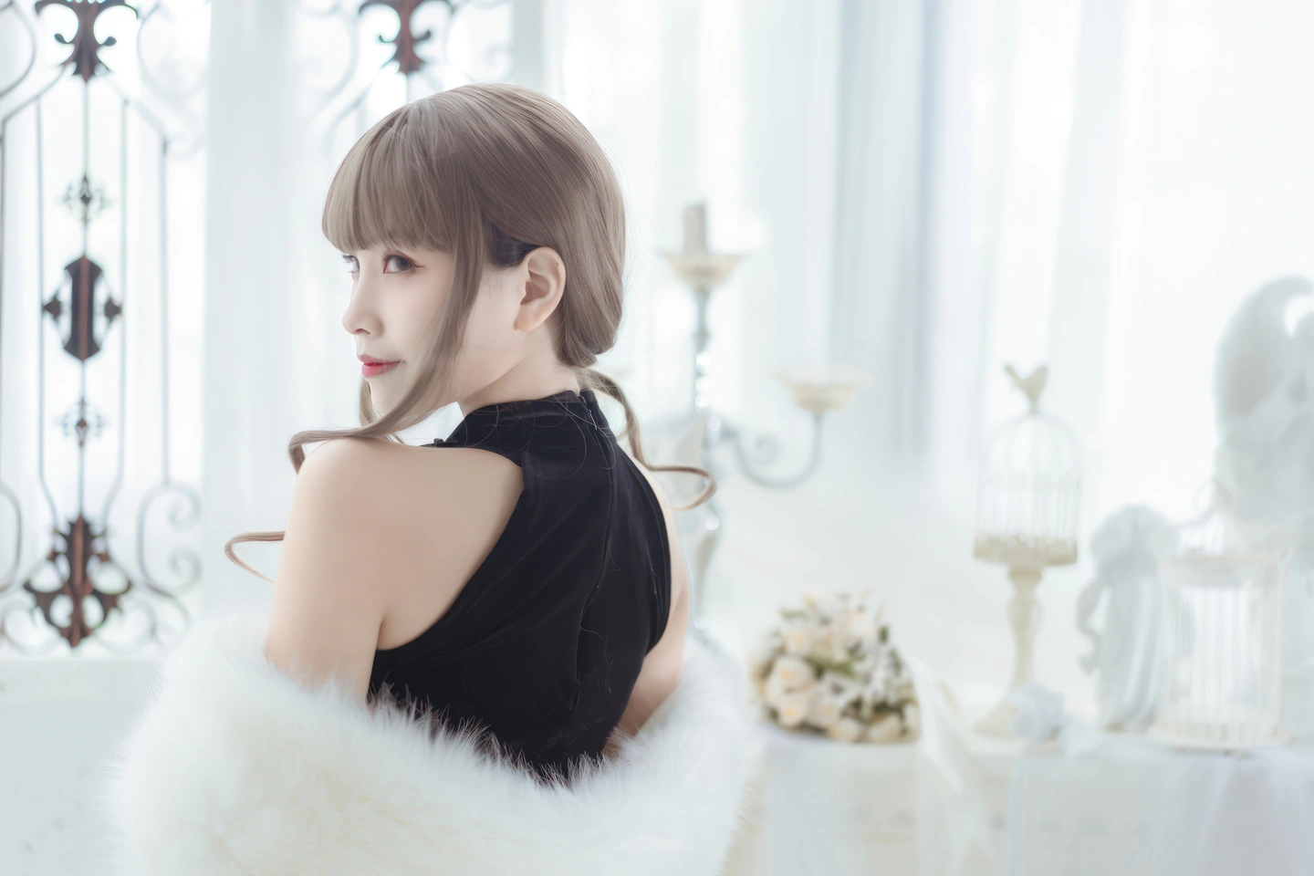 [private] Nekowei Wei - Modified Black Qipao (35 photos) - Nekowei Wei (Neko薇薇) - Photo 2 of 35