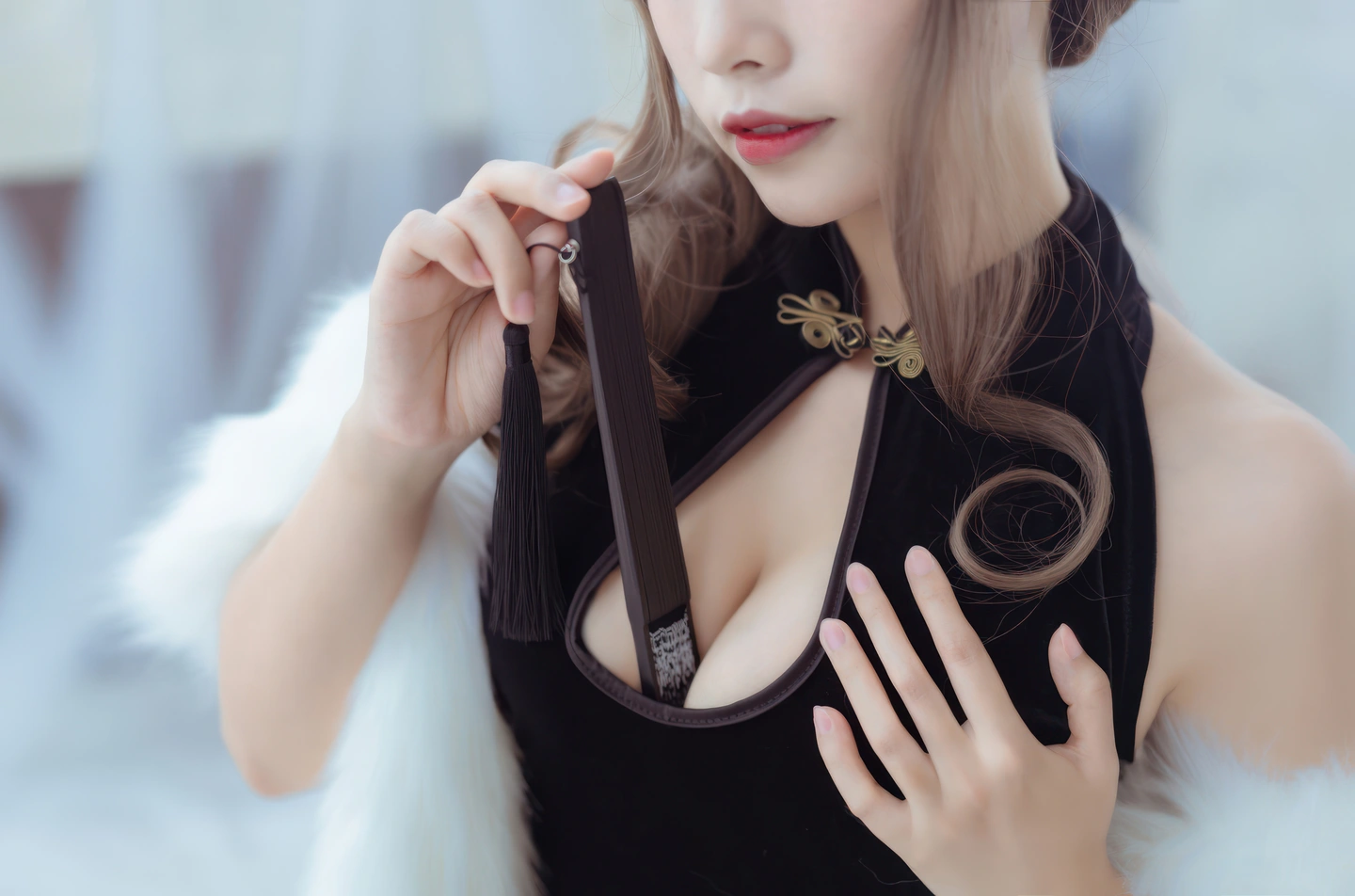 [private] Nekowei Wei - Modified Black Qipao (35 photos) - Nekowei Wei (Neko薇薇) - Photo 26 of 35