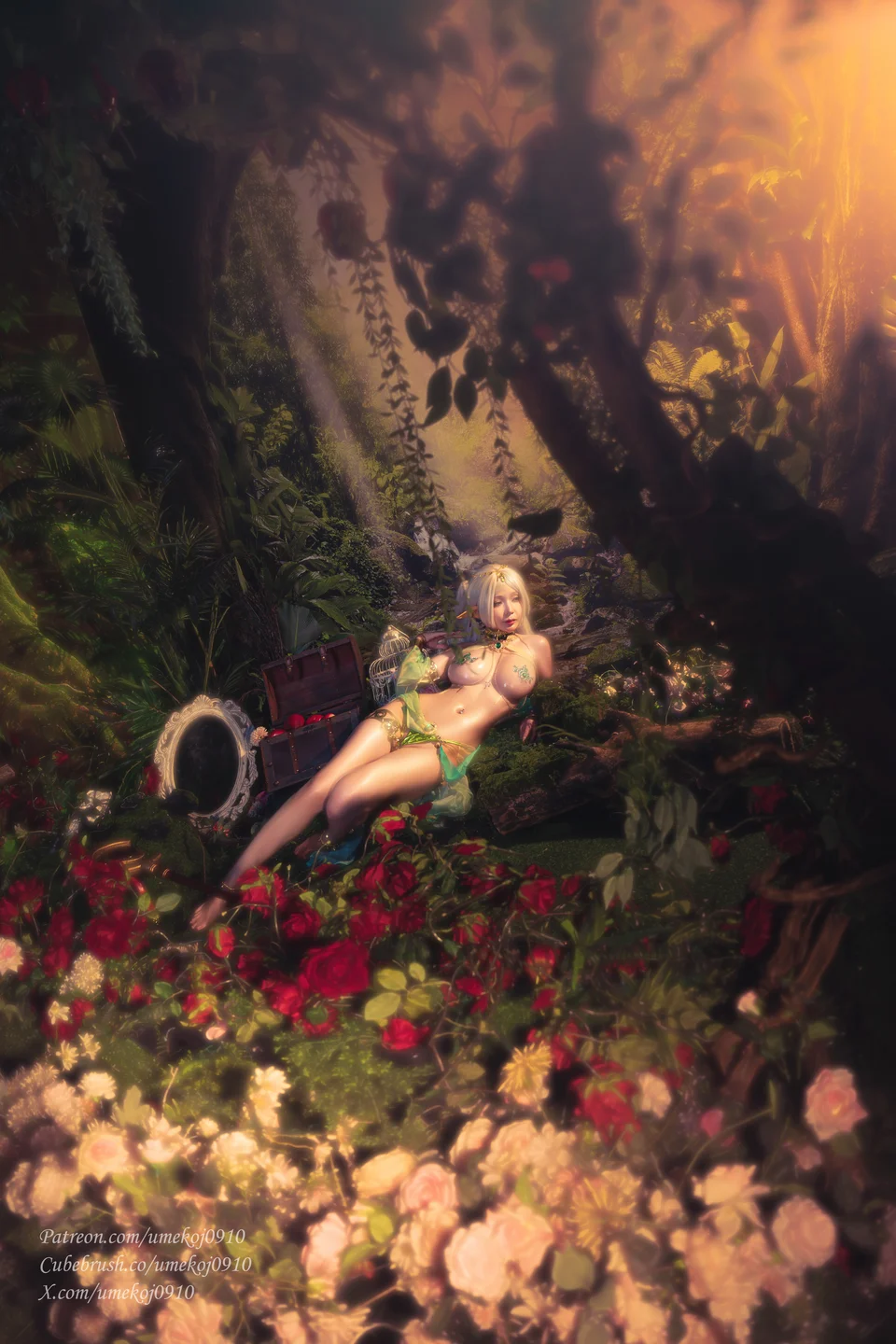Umeko J Frieren x Rukkhadevata outfit「Frieren Beyond Journey's End」 (89 photos) - Umeko_j (Umeko_J) - Photo 39 of 89