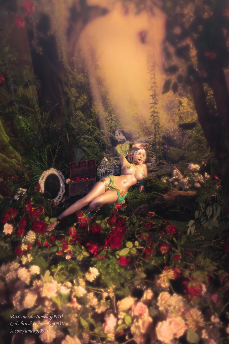 Umeko J Frieren x Rukkhadevata outfit「Frieren Beyond Journey's End」 (89 photos) - Umeko_j (Umeko_J) - Photo 40 of 89