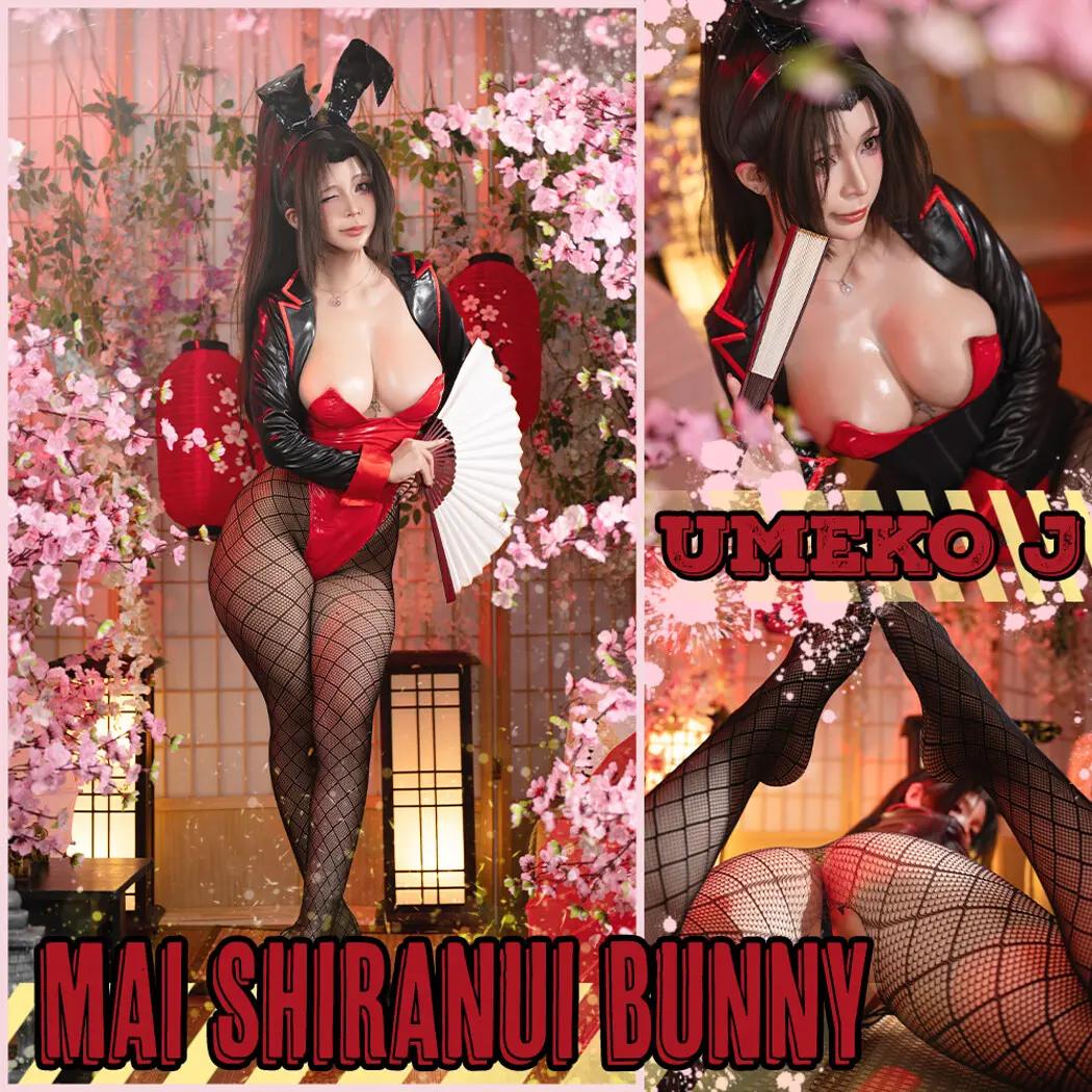Umeko J Mai Shiranui Bunny Street Fighter 6 82P,6V 1 (82 photos) - Umeko j (Umeko J) - Photo 1 of 82