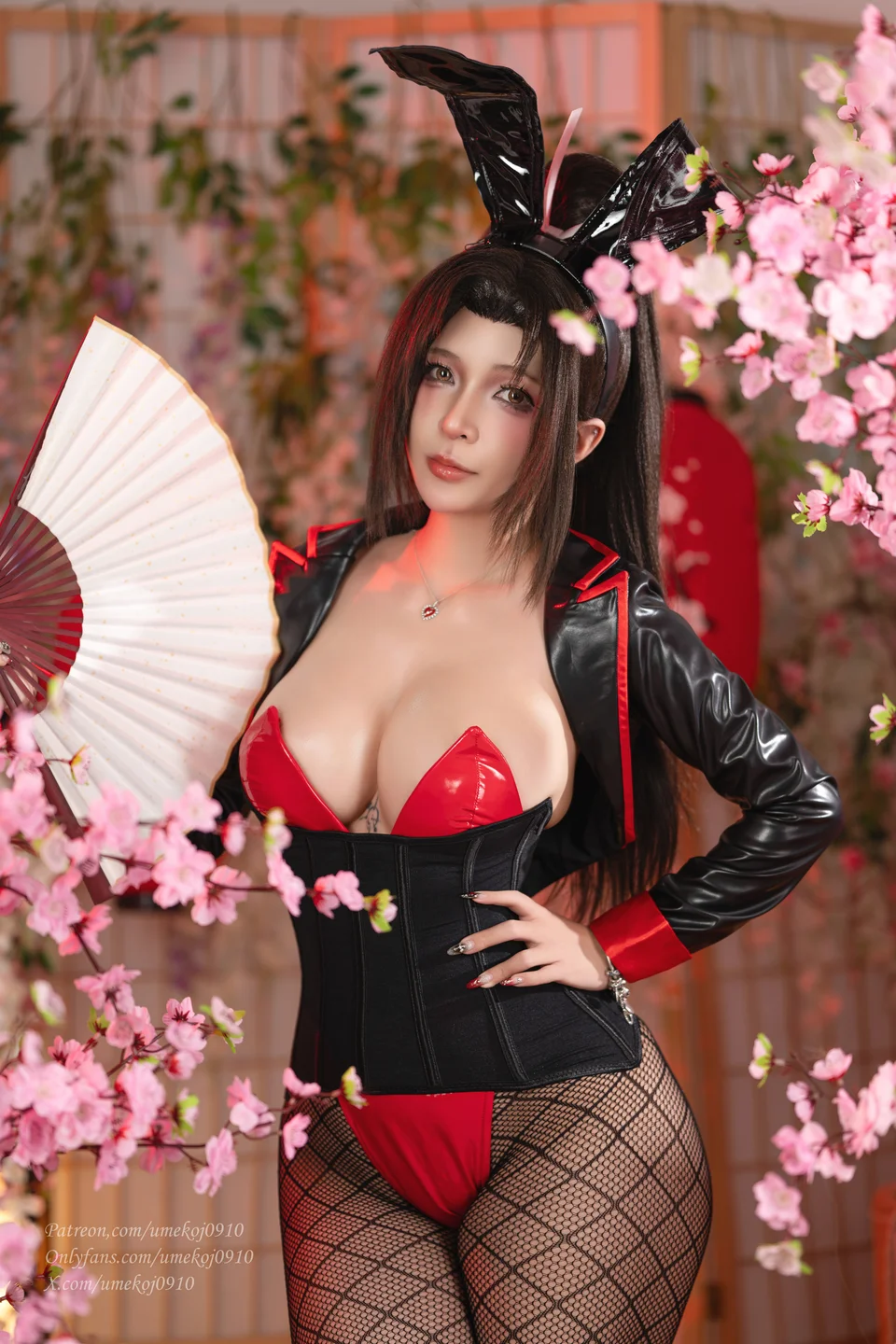 Umeko J Mai Shiranui Bunny Street Fighter 6 82P,6V 1 (82 photos) - Umeko j (Umeko J) - Photo 3 of 82