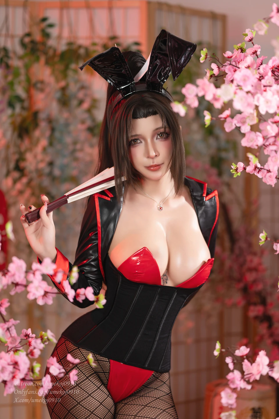 Umeko J Mai Shiranui Bunny Street Fighter 6 82P,6V 1 (82 photos) - Umeko j (Umeko J) - Photo 4 of 82