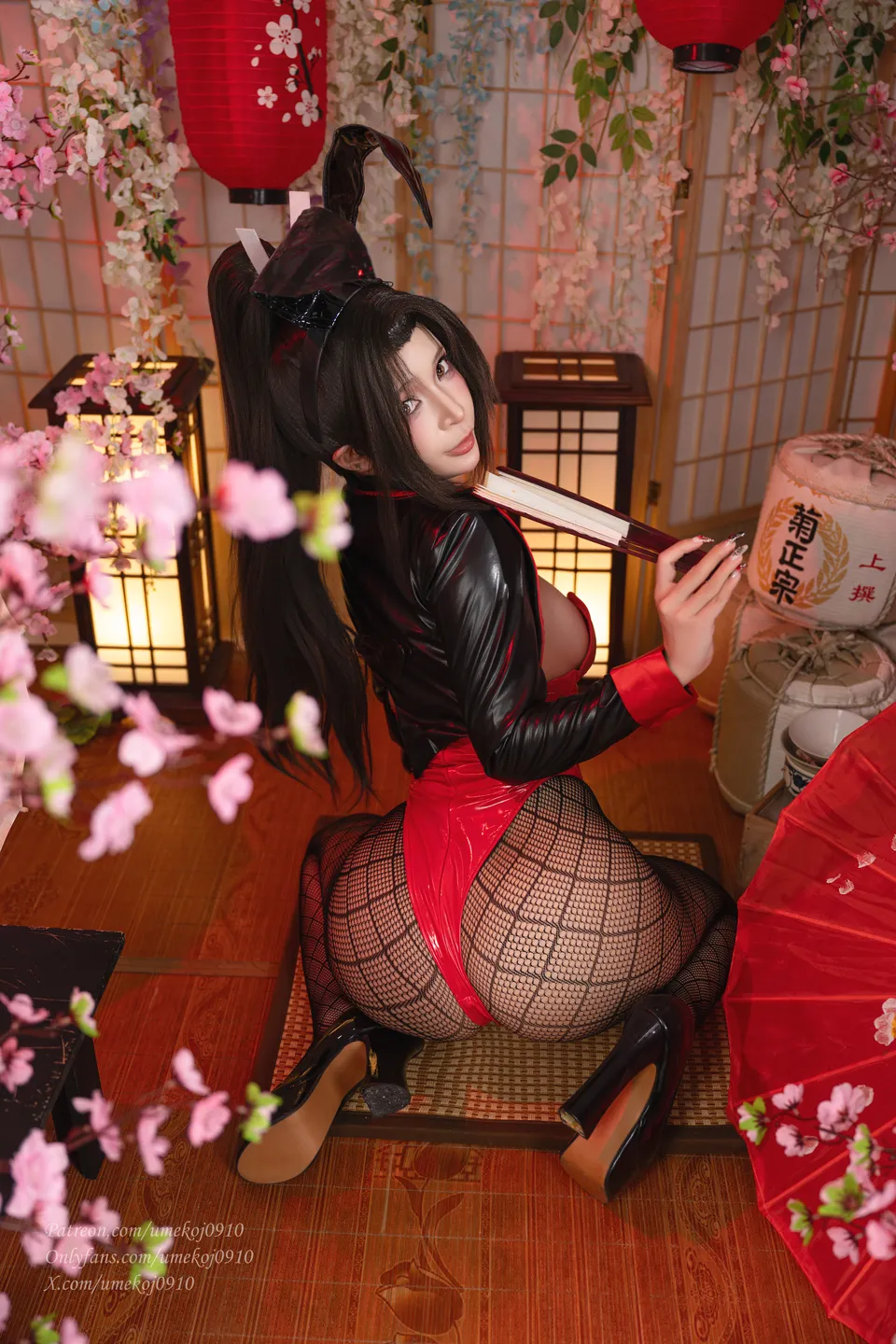 Umeko J Mai Shiranui Bunny Street Fighter 6 82P,6V 1 (82 photos) - Umeko j (Umeko J) - Photo 29 of 82