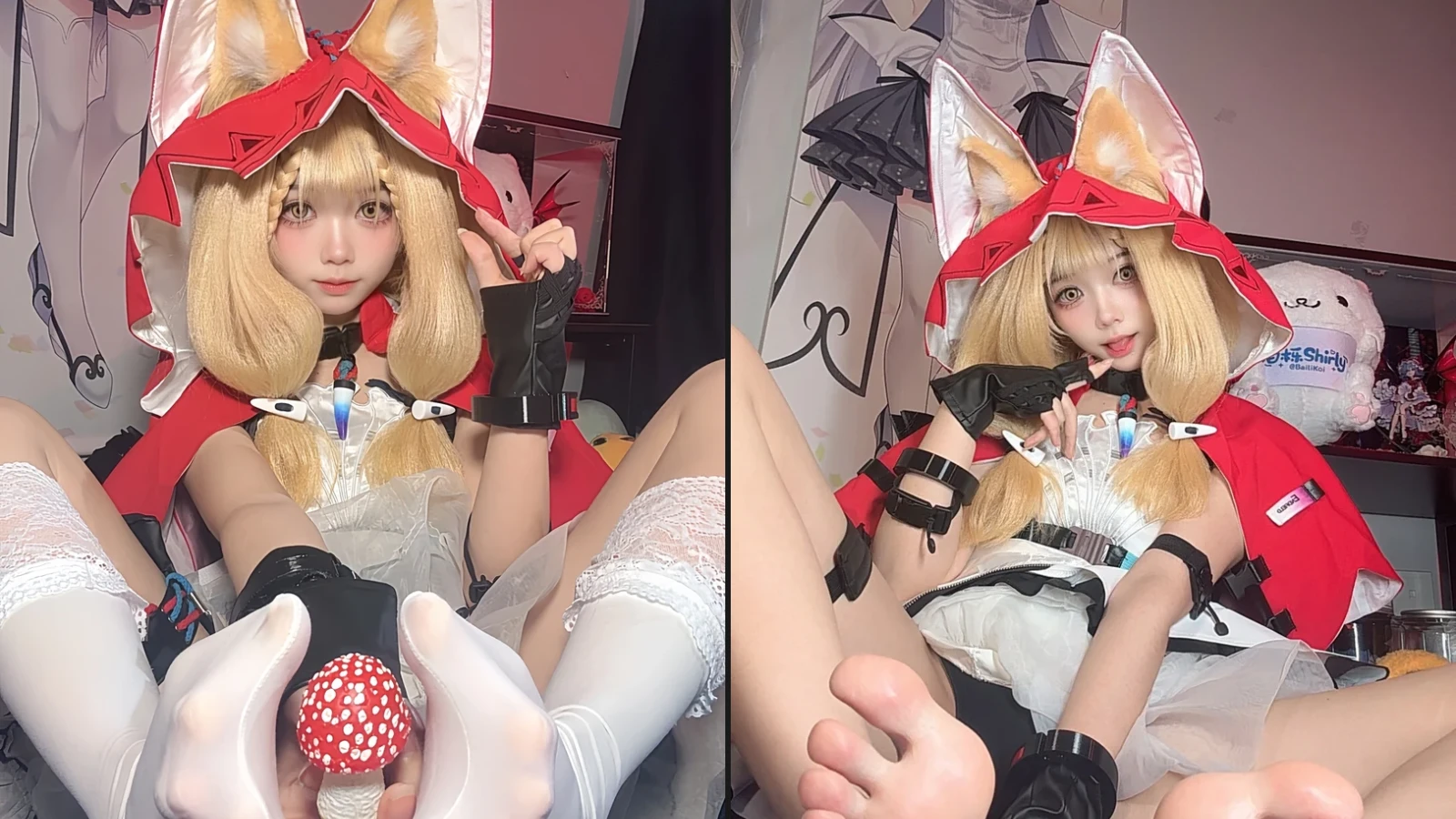 Coser@Bai Li Shirly - No.059 Arknights Luo Xi (148 photos + 29 videos)