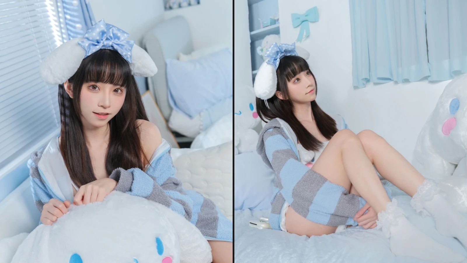 [gravure] Kitaro 绮太郎 - 玉桂狗睡衣 (14 photos)