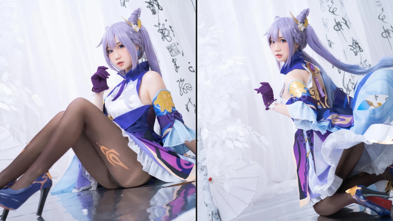 Coser@焖焖碳 - 原神 刻晴 (18 photos)