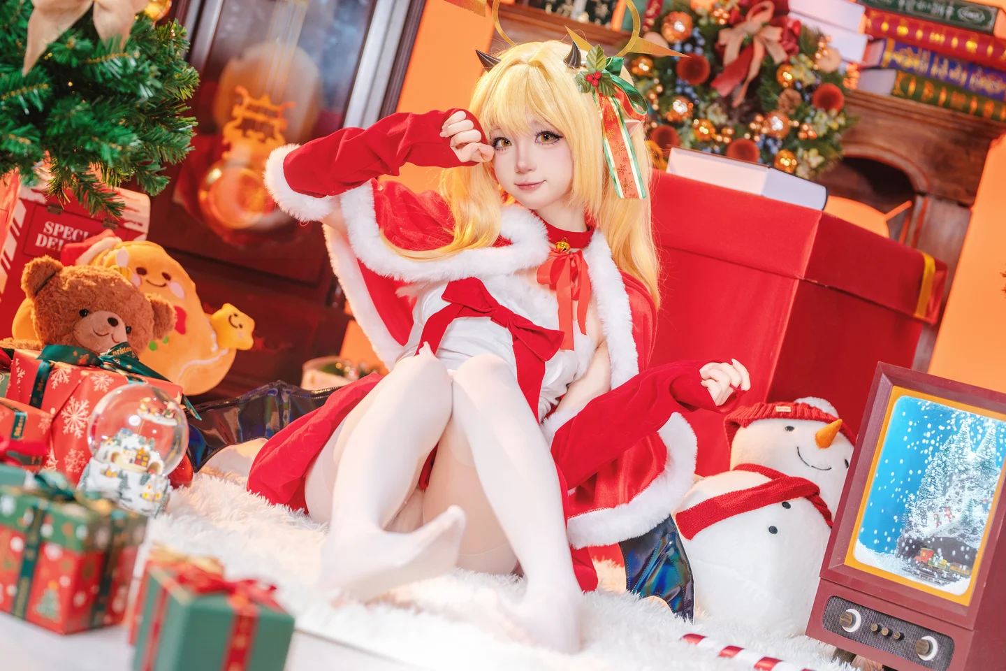 ran3 染三 - No.001 Christmas Ribbon Izumi (85 photos) - Ran3 (ran3) - Photo 6 of 85