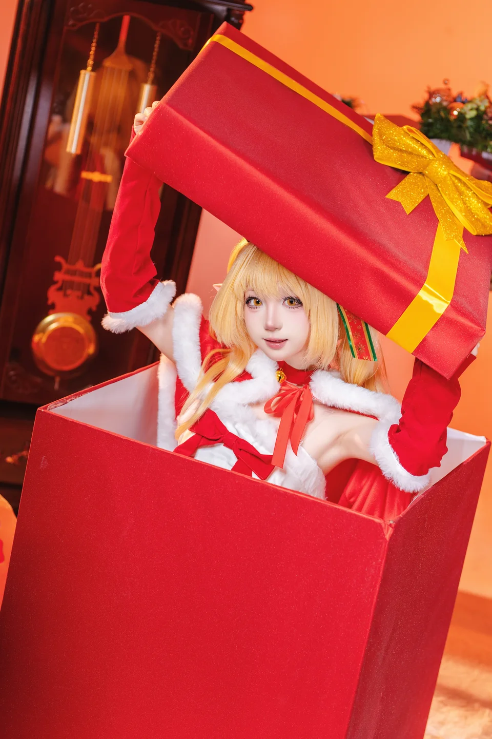 ran3 染三 - No.001 Christmas Ribbon Izumi (85 photos) - Ran3 (ran3) - Photo 9 of 85