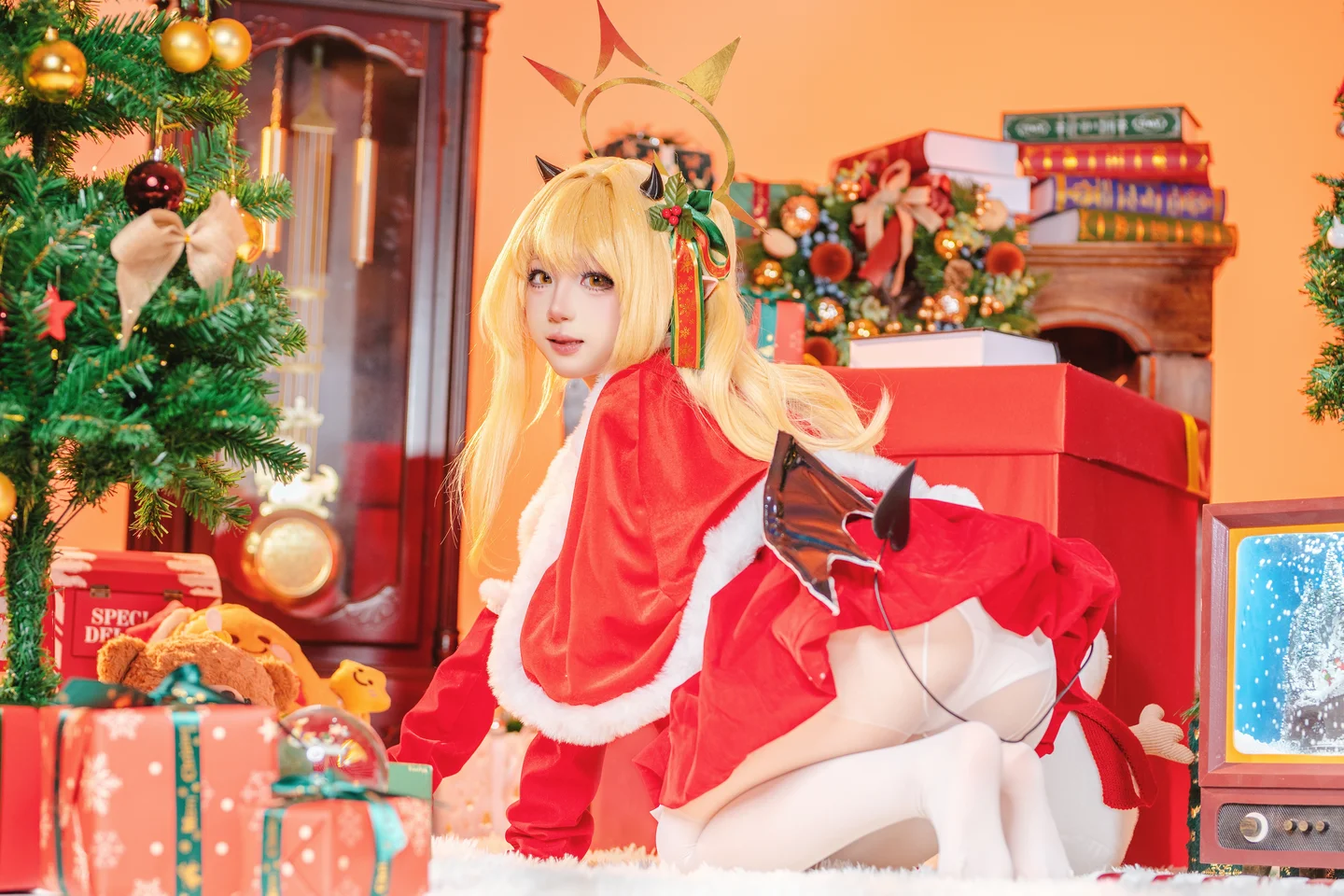 ran3 染三 - No.001 Christmas Ribbon Izumi (85 photos) - Ran3 (ran3) - Photo 15 of 85