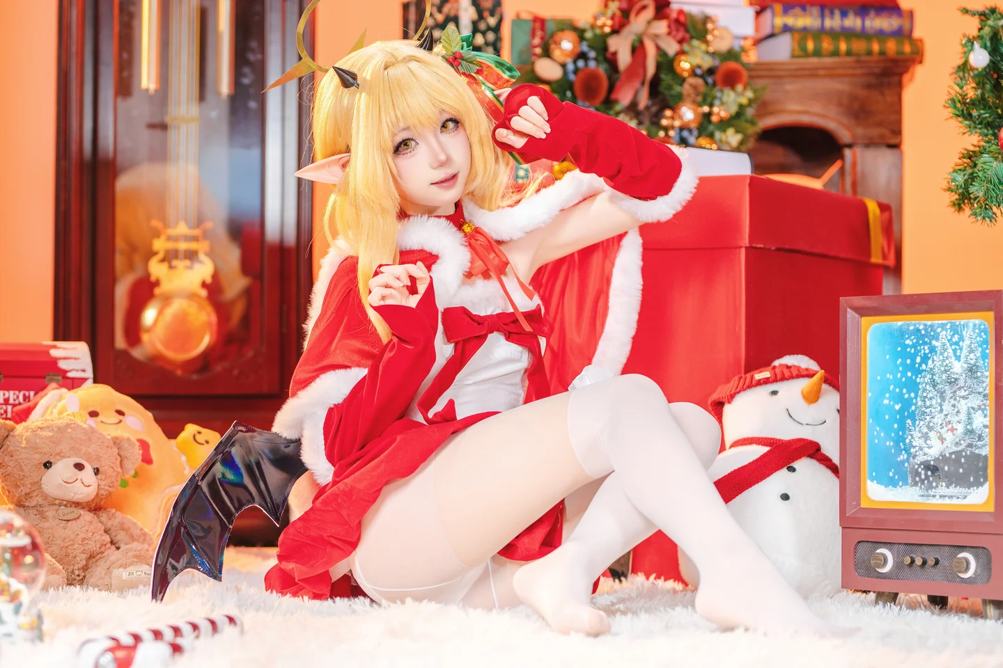 ran3 染三 - No.001 Christmas Ribbon Izumi (85 photos) - Ran3 (ran3) - Photo 21 of 85