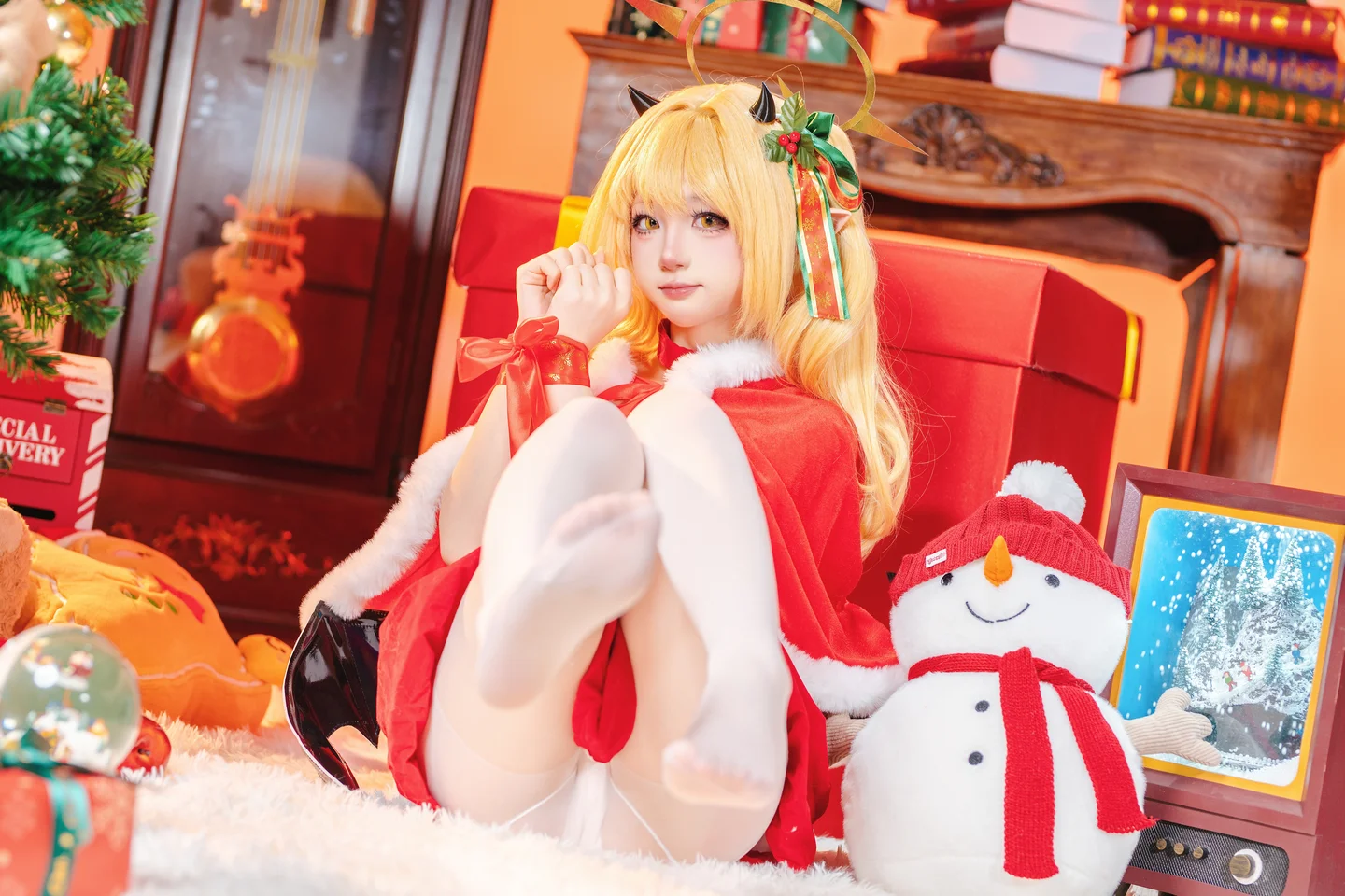 ran3 染三 - No.001 Christmas Ribbon Izumi (85 photos) - Ran3 (ran3) - Photo 25 of 85