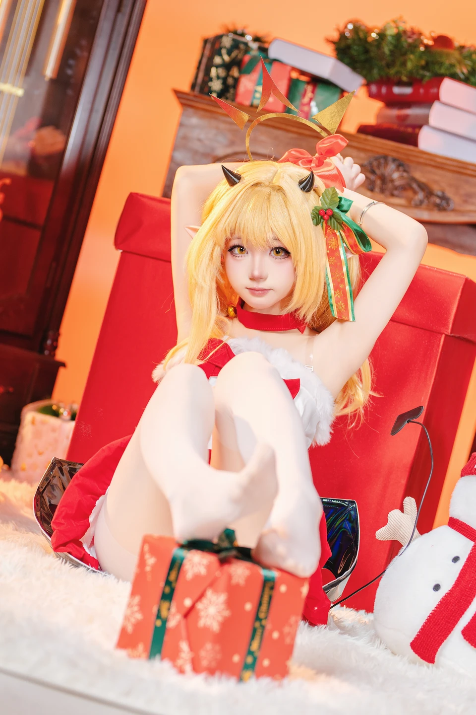 ran3 染三 - No.001 Christmas Ribbon Izumi (85 photos) - Ran3 (ran3) - Photo 26 of 85