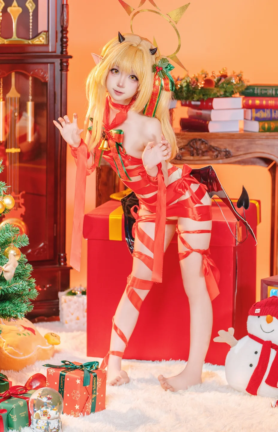 ran3 染三 - No.001 Christmas Ribbon Izumi (85 photos) - Ran3 (ran3) - Photo 27 of 85