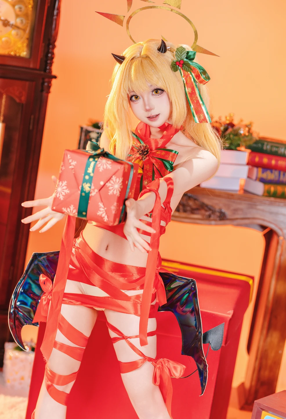 ran3 染三 - No.001 Christmas Ribbon Izumi (85 photos) - Ran3 (ran3) - Photo 28 of 85