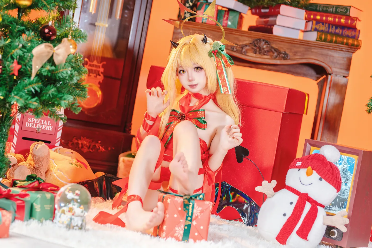 ran3 染三 - No.001 Christmas Ribbon Izumi (85 photos) - Ran3 (ran3) - Photo 30 of 85