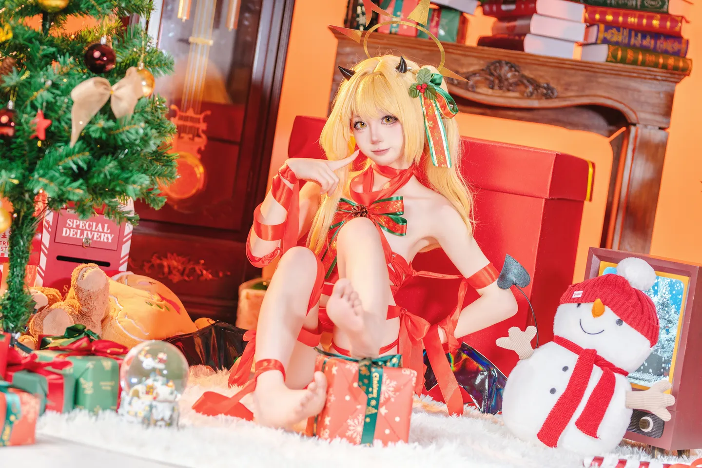 ran3 染三 - No.001 Christmas Ribbon Izumi (85 photos) - Ran3 (ran3) - Photo 31 of 85