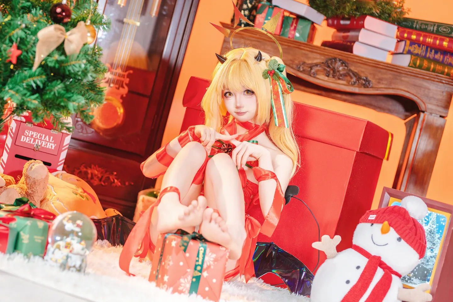 ran3 染三 - No.001 Christmas Ribbon Izumi (85 photos) - Ran3 (ran3) - Photo 32 of 85