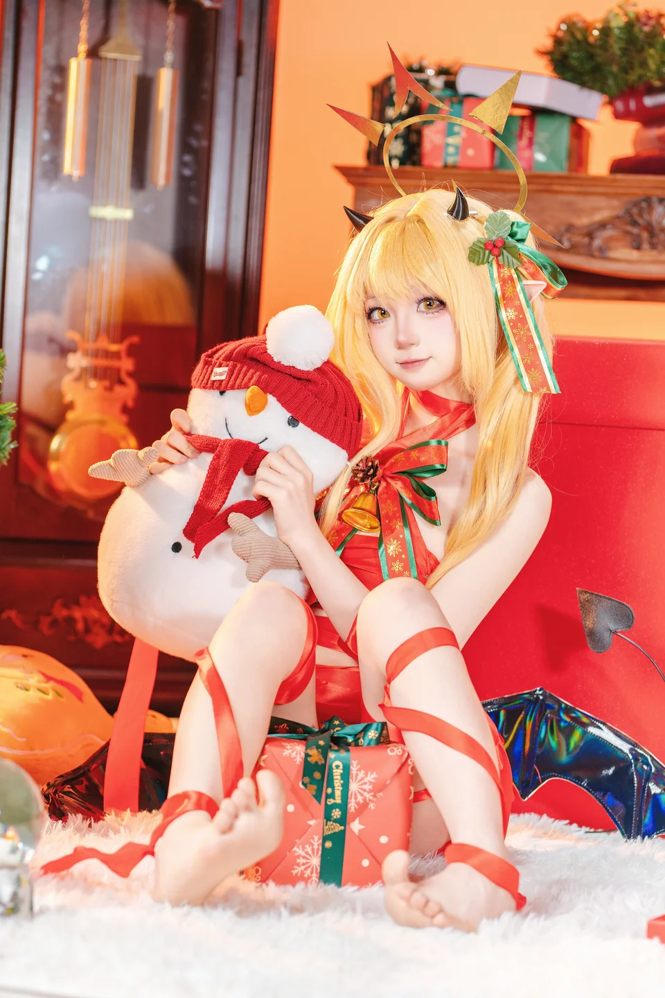 ran3 染三 - No.001 Christmas Ribbon Izumi (85 photos) - Ran3 (ran3) - Photo 35 of 85