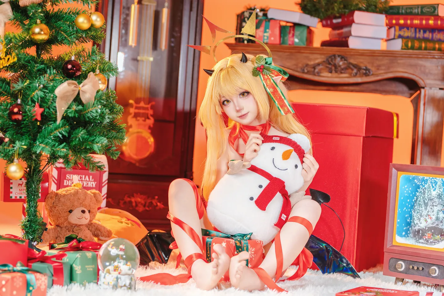 ran3 染三 - No.001 Christmas Ribbon Izumi (85 photos) - Ran3 (ran3) - Photo 36 of 85