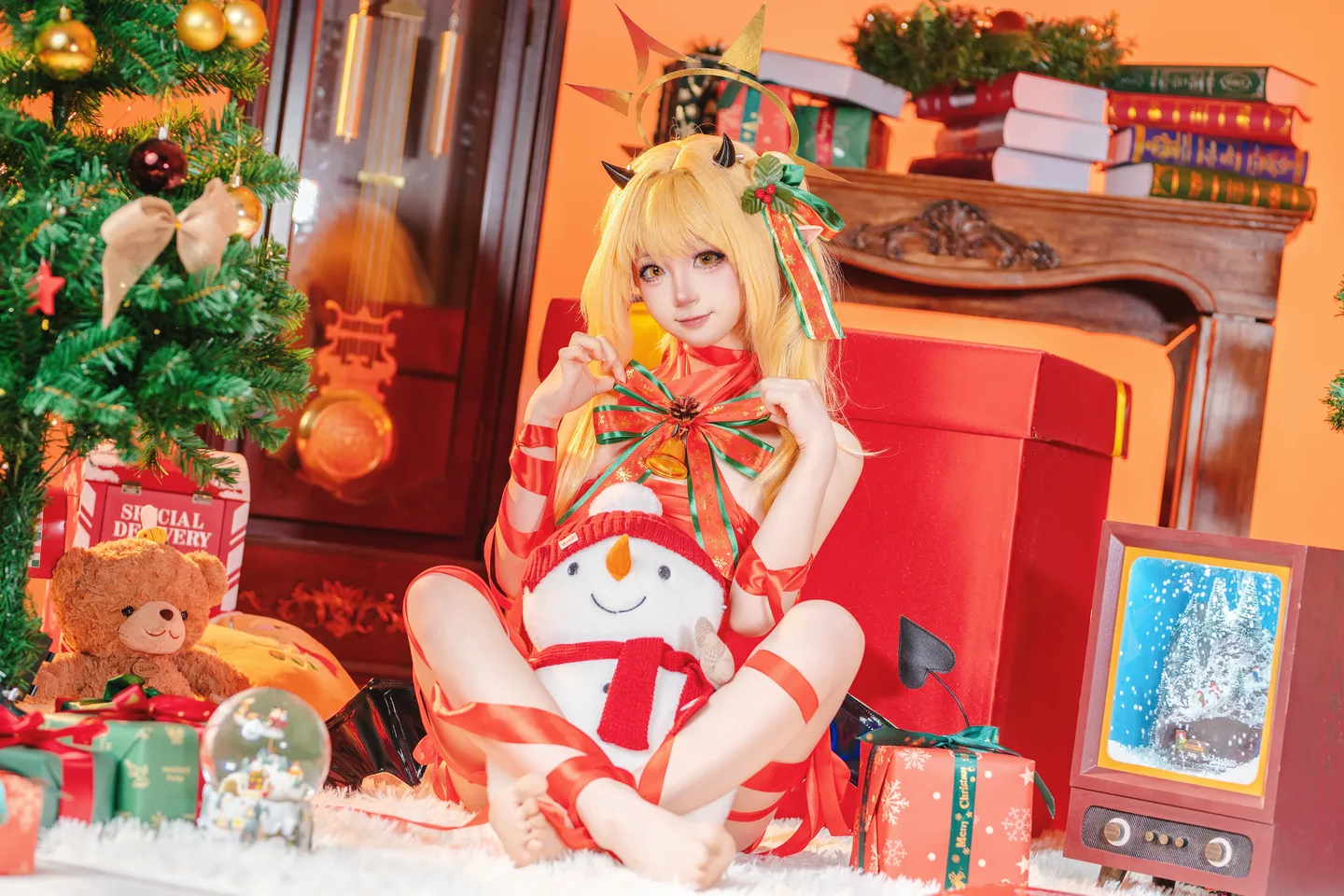 ran3 染三 - No.001 Christmas Ribbon Izumi (85 photos) - Ran3 (ran3) - Photo 37 of 85