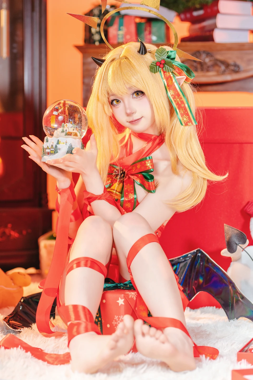 ran3 染三 - No.001 Christmas Ribbon Izumi (85 photos) - Ran3 (ran3) - Photo 40 of 85