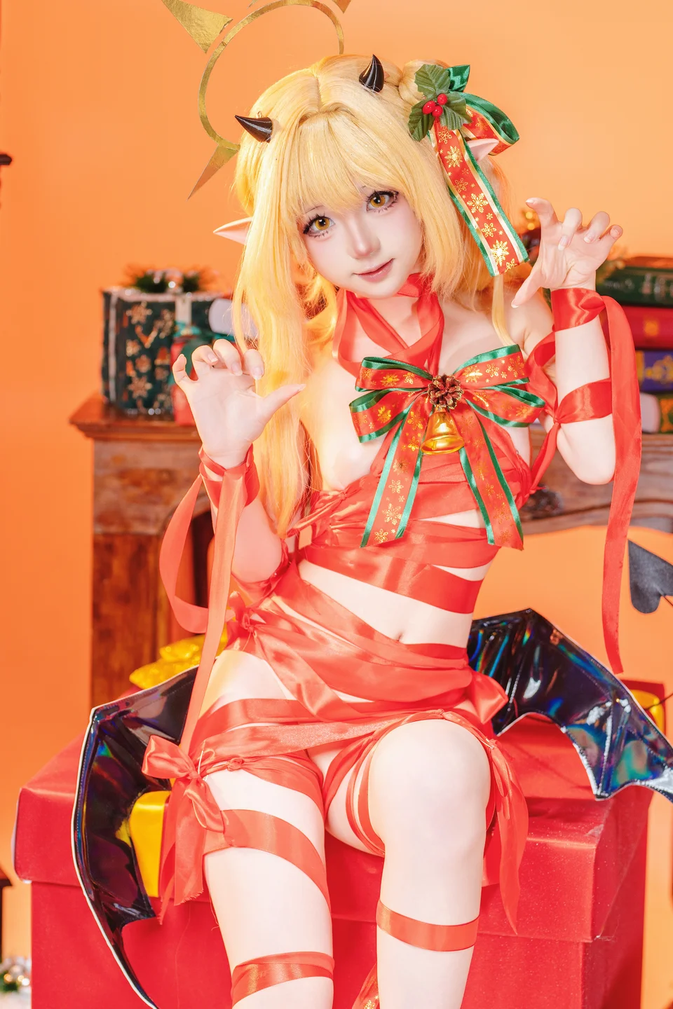ran3 染三 - No.001 Christmas Ribbon Izumi (85 photos) - Ran3 (ran3) - Photo 48 of 85