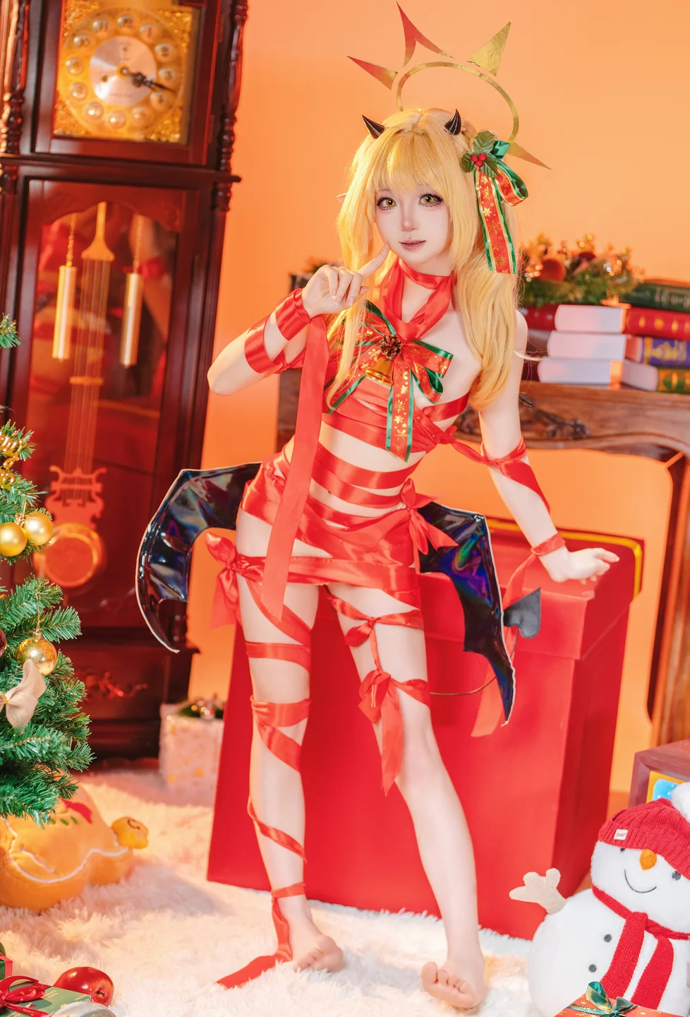 ran3 染三 - No.001 Christmas Ribbon Izumi (85 photos) - Ran3 (ran3) - Photo 53 of 85