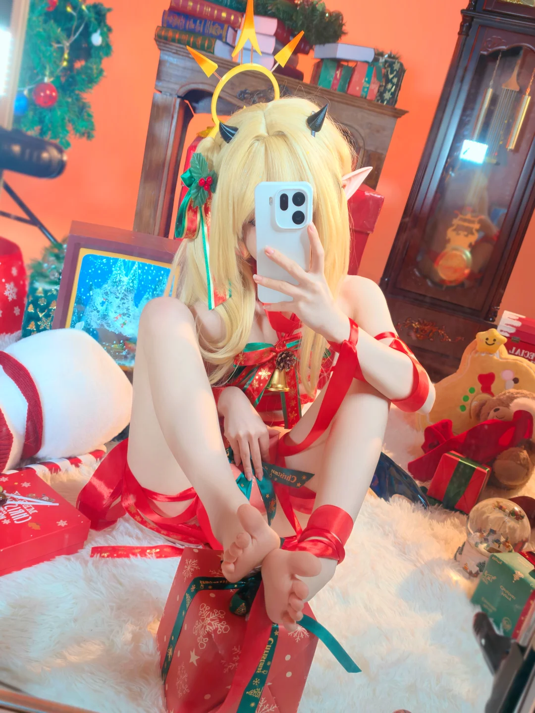 ran3 染三 - No.001 Christmas Ribbon Izumi (85 photos) - Ran3 (ran3) - Photo 55 of 85
