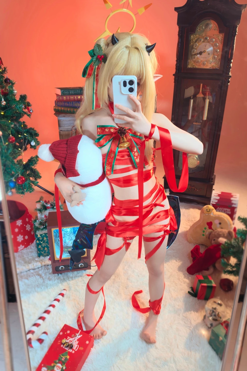 ran3 染三 - No.001 Christmas Ribbon Izumi (85 photos) - Ran3 (ran3) - Photo 56 of 85
