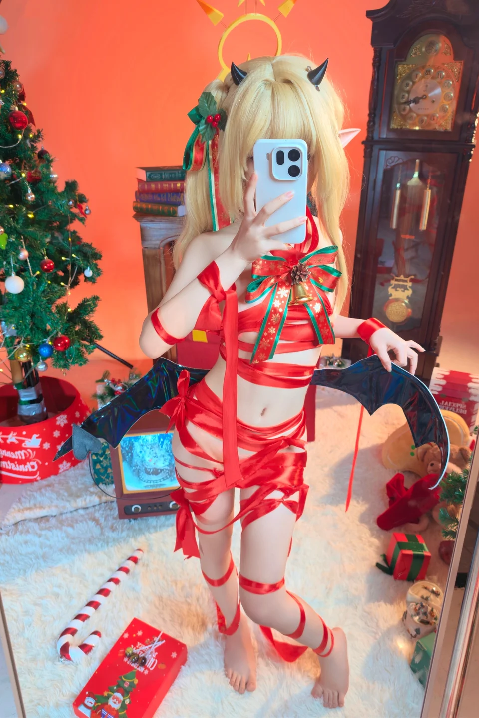 ran3 染三 - No.001 Christmas Ribbon Izumi (85 photos) - Ran3 (ran3) - Photo 57 of 85