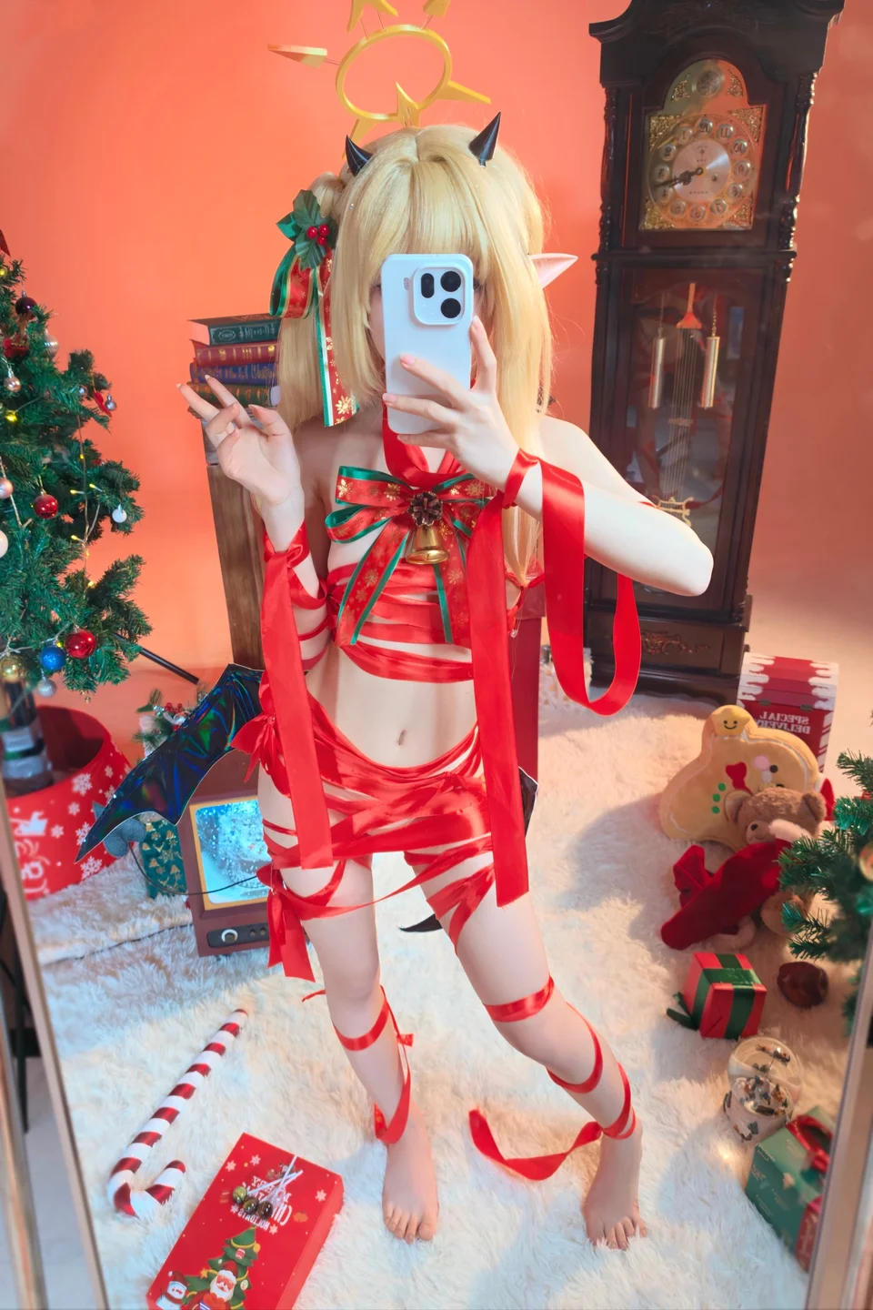 ran3 染三 - No.001 Christmas Ribbon Izumi (85 photos) - Ran3 (ran3) - Photo 59 of 85