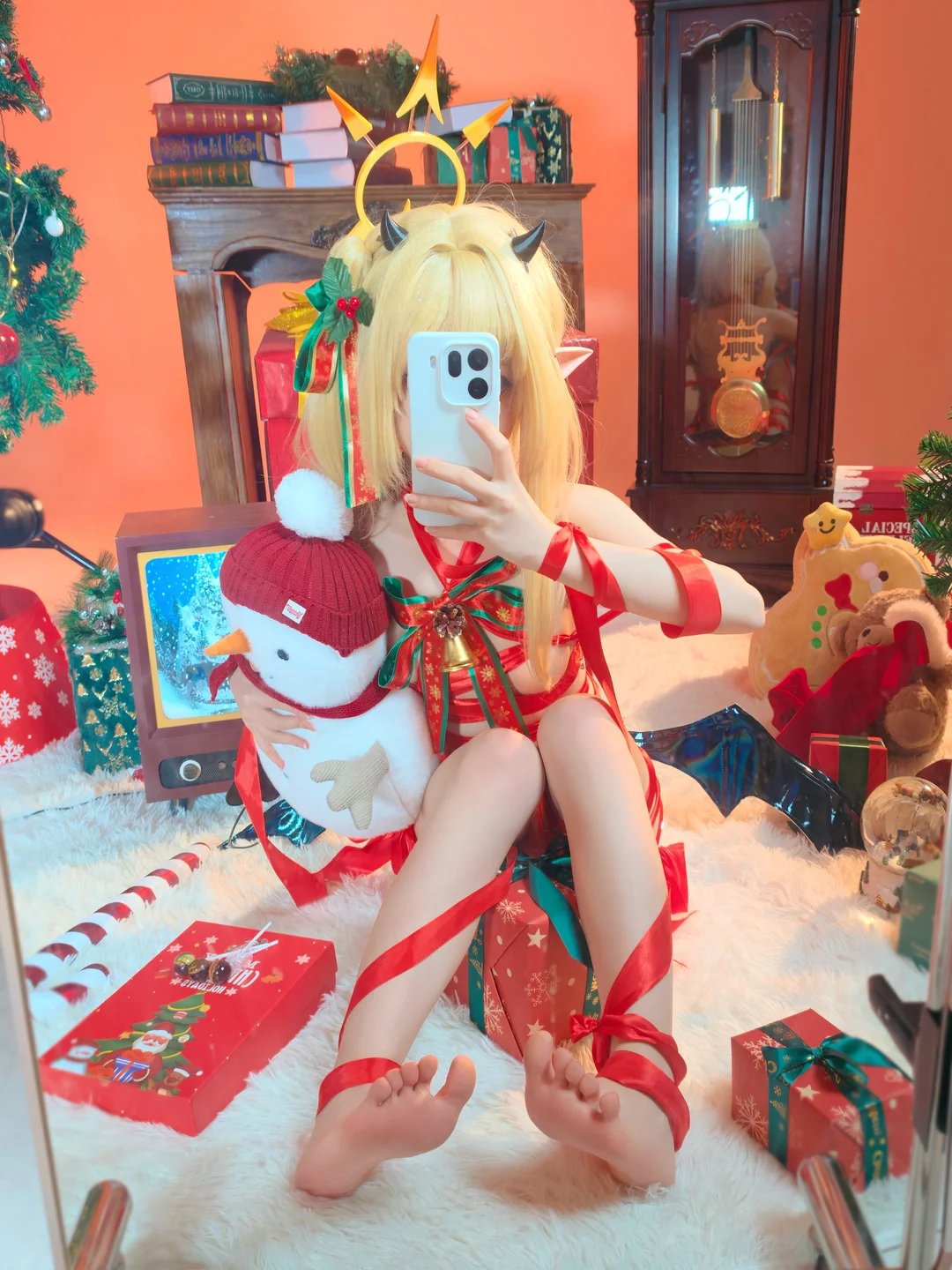 ran3 染三 - No.001 Christmas Ribbon Izumi (85 photos) - Ran3 (ran3) - Photo 63 of 85