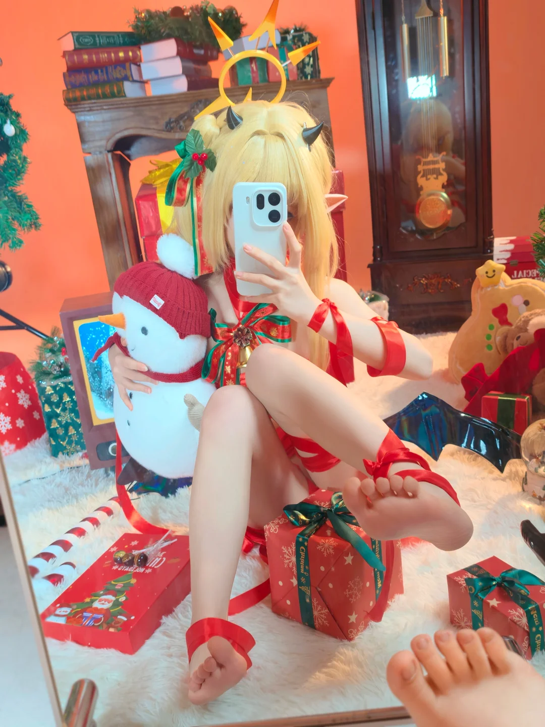 ran3 染三 - No.001 Christmas Ribbon Izumi (85 photos) - Ran3 (ran3) - Photo 64 of 85