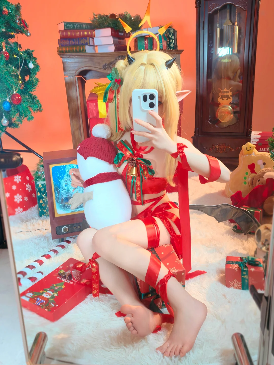ran3 染三 - No.001 Christmas Ribbon Izumi (85 photos) - Ran3 (ran3) - Photo 67 of 85