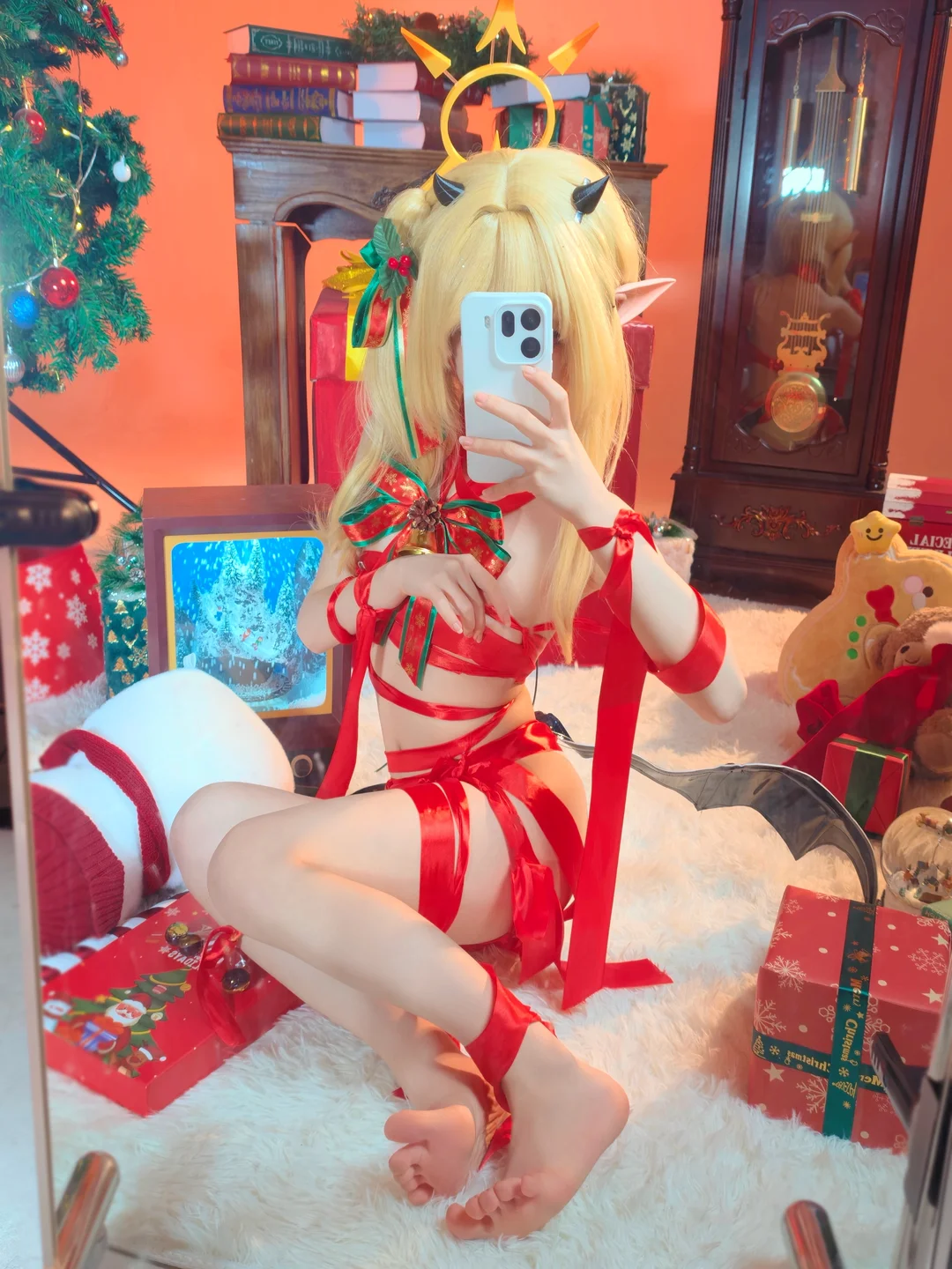 ran3 染三 - No.001 Christmas Ribbon Izumi (85 photos) - Ran3 (ran3) - Photo 69 of 85