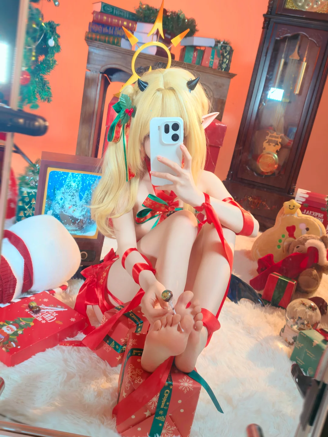 ran3 染三 - No.001 Christmas Ribbon Izumi (85 photos) - Ran3 (ran3) - Photo 71 of 85