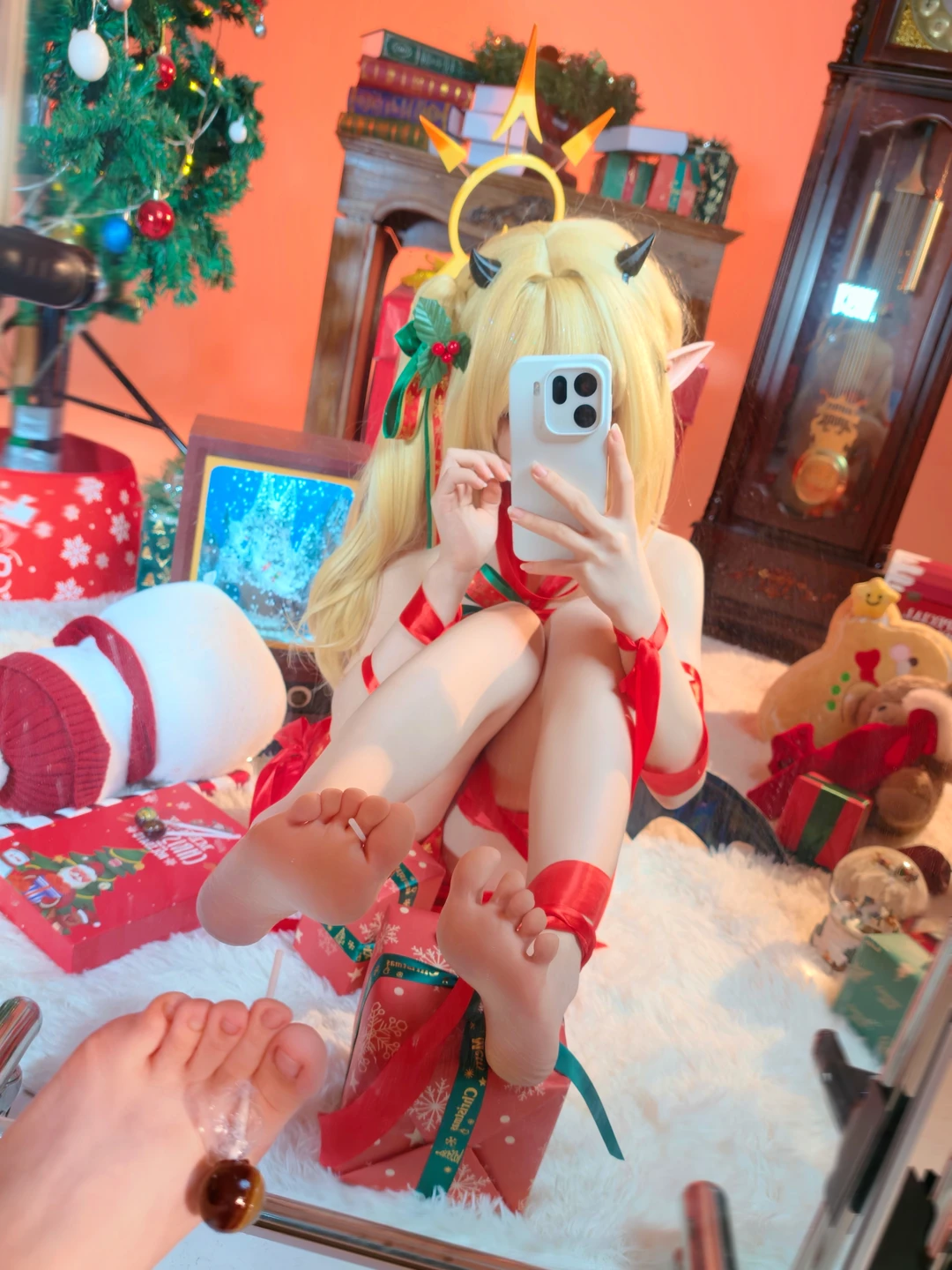 ran3 染三 - No.001 Christmas Ribbon Izumi (85 photos) - Ran3 (ran3) - Photo 72 of 85