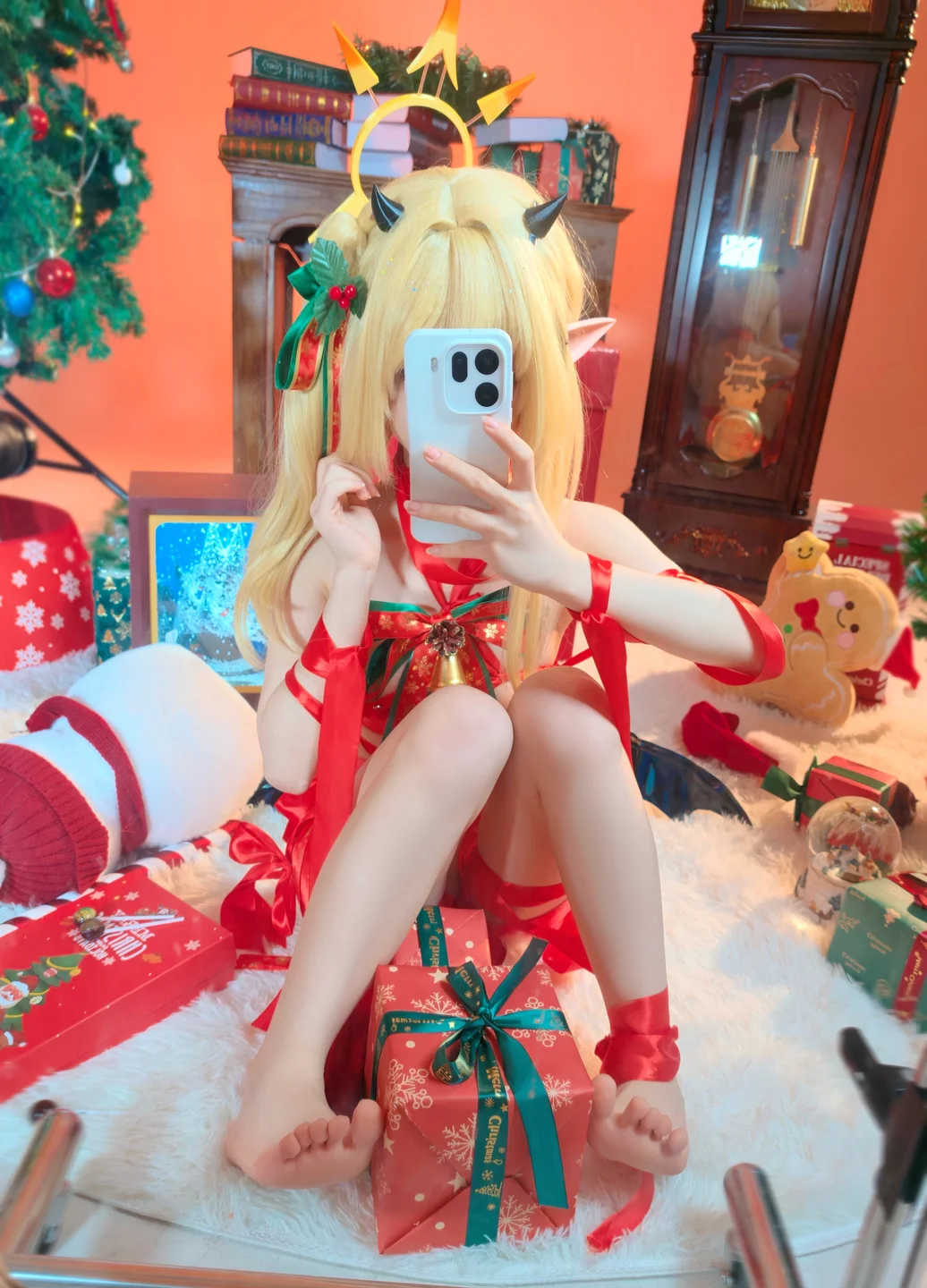 ran3 染三 - No.001 Christmas Ribbon Izumi (85 photos) - Ran3 (ran3) - Photo 79 of 85