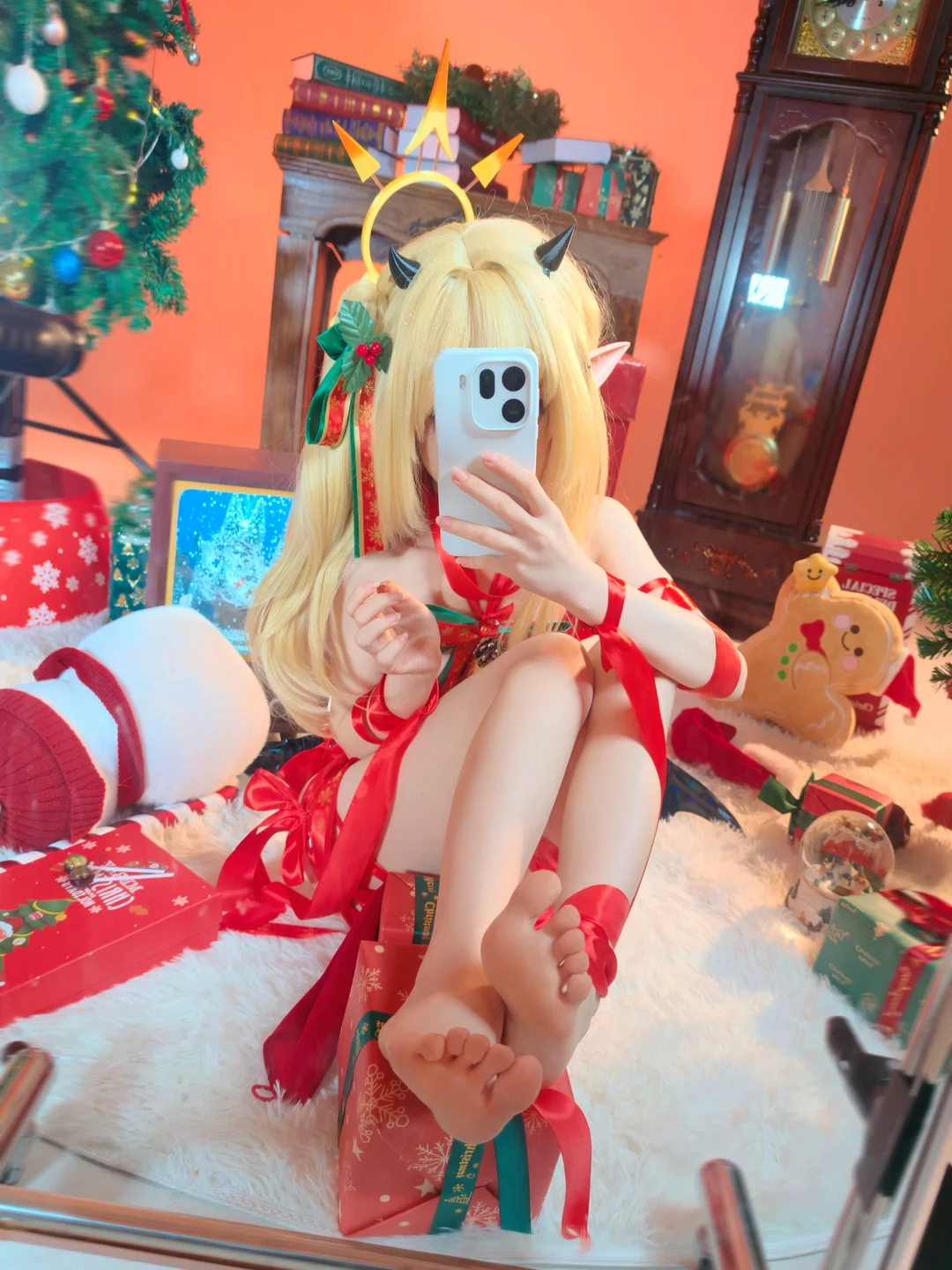 ran3 染三 - No.001 Christmas Ribbon Izumi (85 photos) - Ran3 (ran3) - Photo 80 of 85