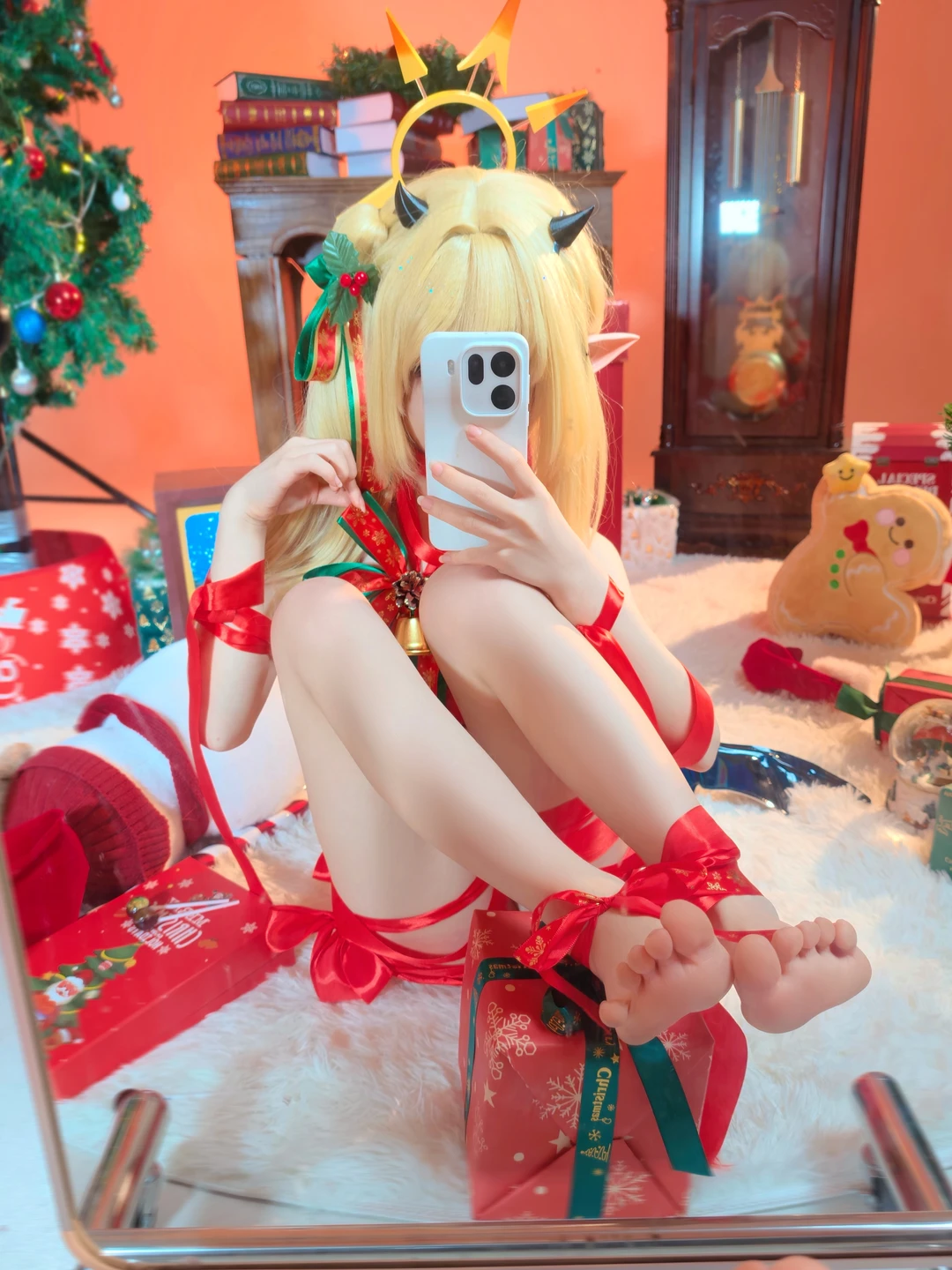 ran3 染三 - No.001 Christmas Ribbon Izumi (85 photos) - Ran3 (ran3) - Photo 83 of 85