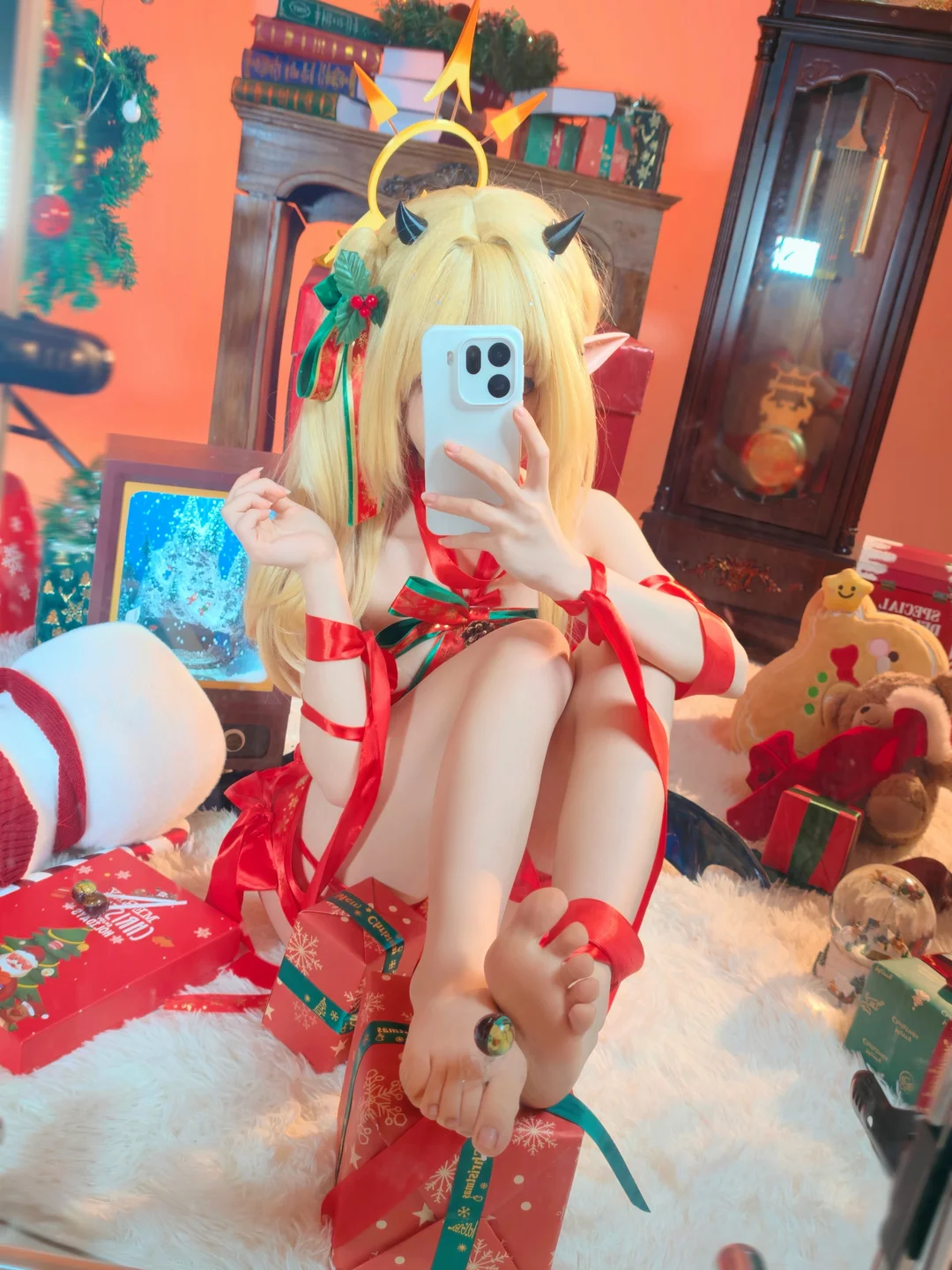 ran3 染三 - No.001 Christmas Ribbon Izumi (85 photos) - Ran3 (ran3) - Photo 84 of 85