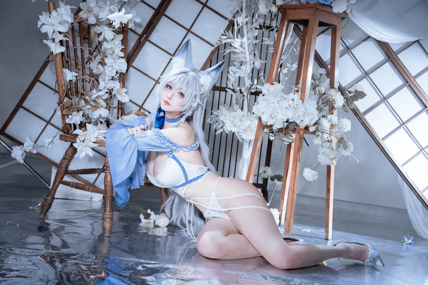rioko凉凉子 - Azur Lane Shiranui Summer (37 photos) - Riokoliang Liang Zi (rioko凉凉子) - Photo 4 of 37