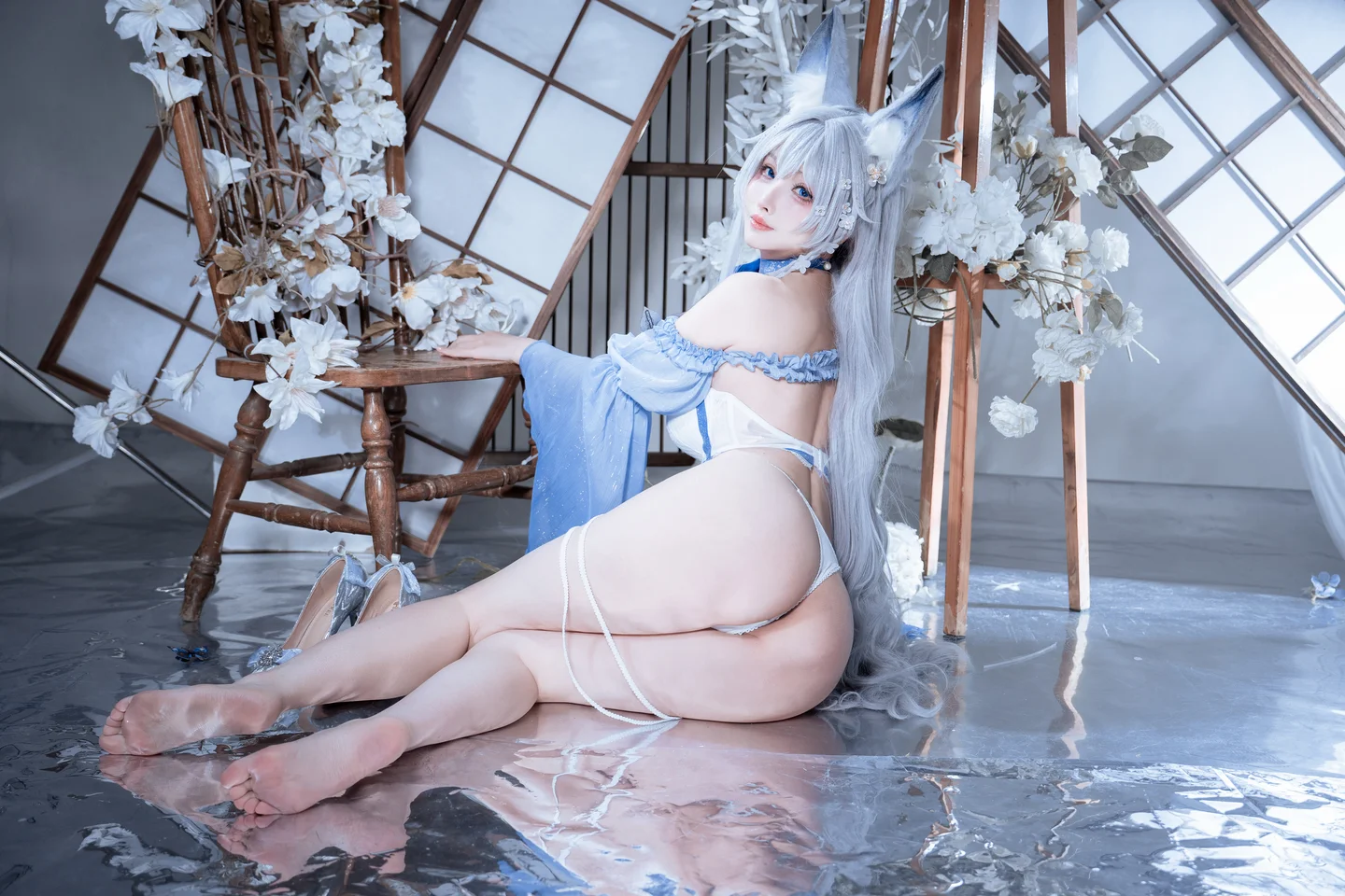 rioko凉凉子 - Azur Lane Shiranui Summer (37 photos) - Riokoliang Liang Zi (rioko凉凉子) - Photo 5 of 37