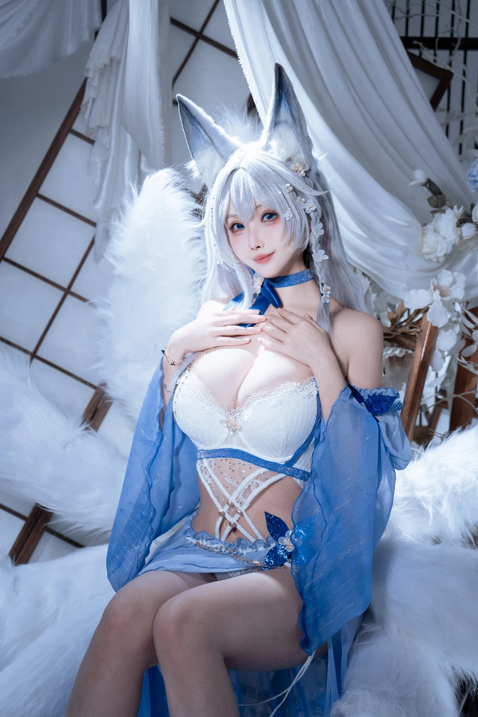 rioko凉凉子 - Azur Lane Shiranui Summer (37 photos) - Riokoliang Liang Zi (rioko凉凉子) - Photo 12 of 37