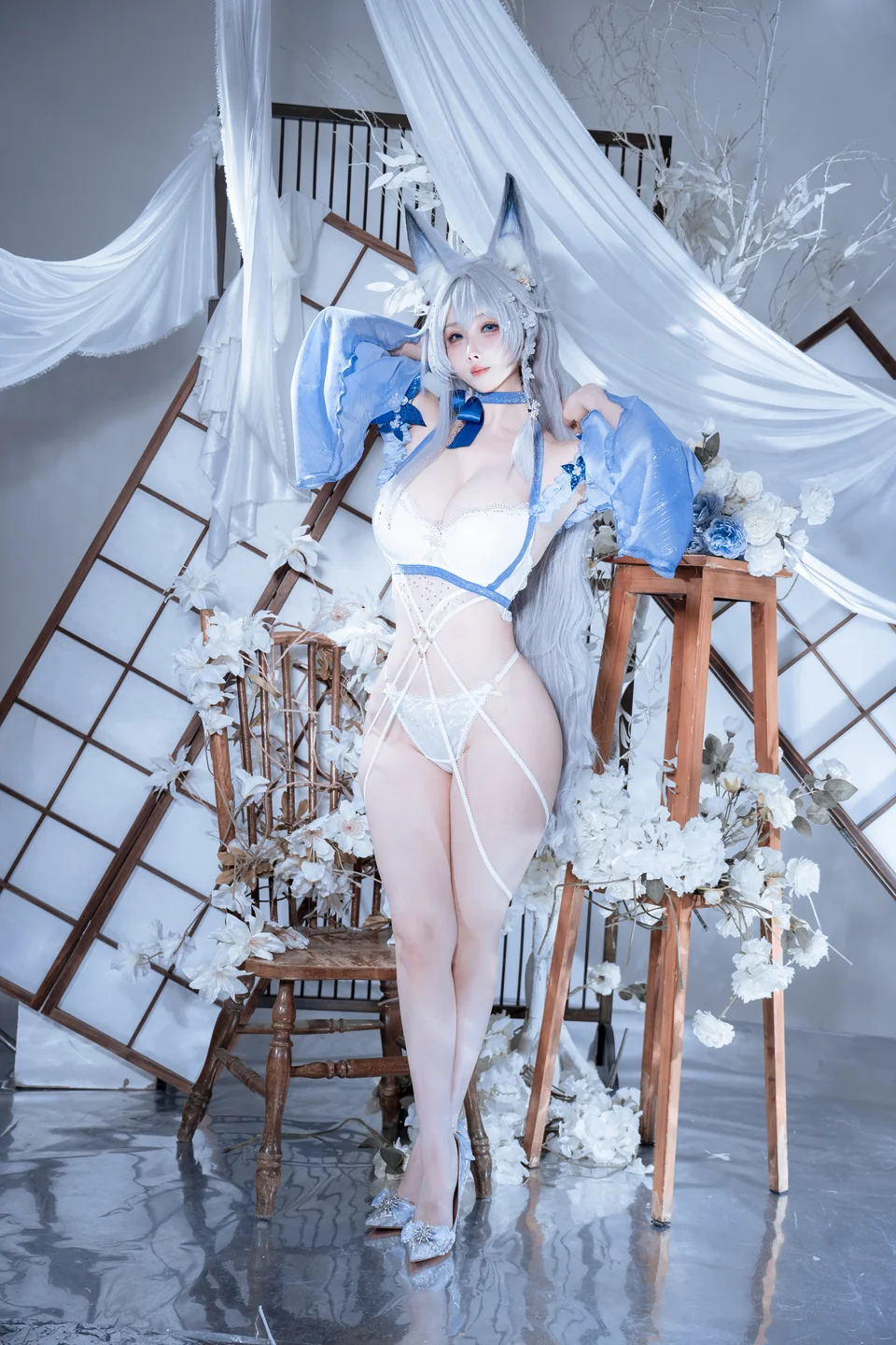 rioko凉凉子 - Azur Lane Shiranui Summer (37 photos) - Riokoliang Liang Zi (rioko凉凉子) - Photo 22 of 37